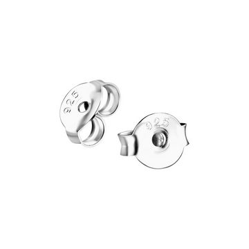 ALEXANDER YORK Ohrstecker-Set Kristall, 8-tlg., 925 Sterling Silber