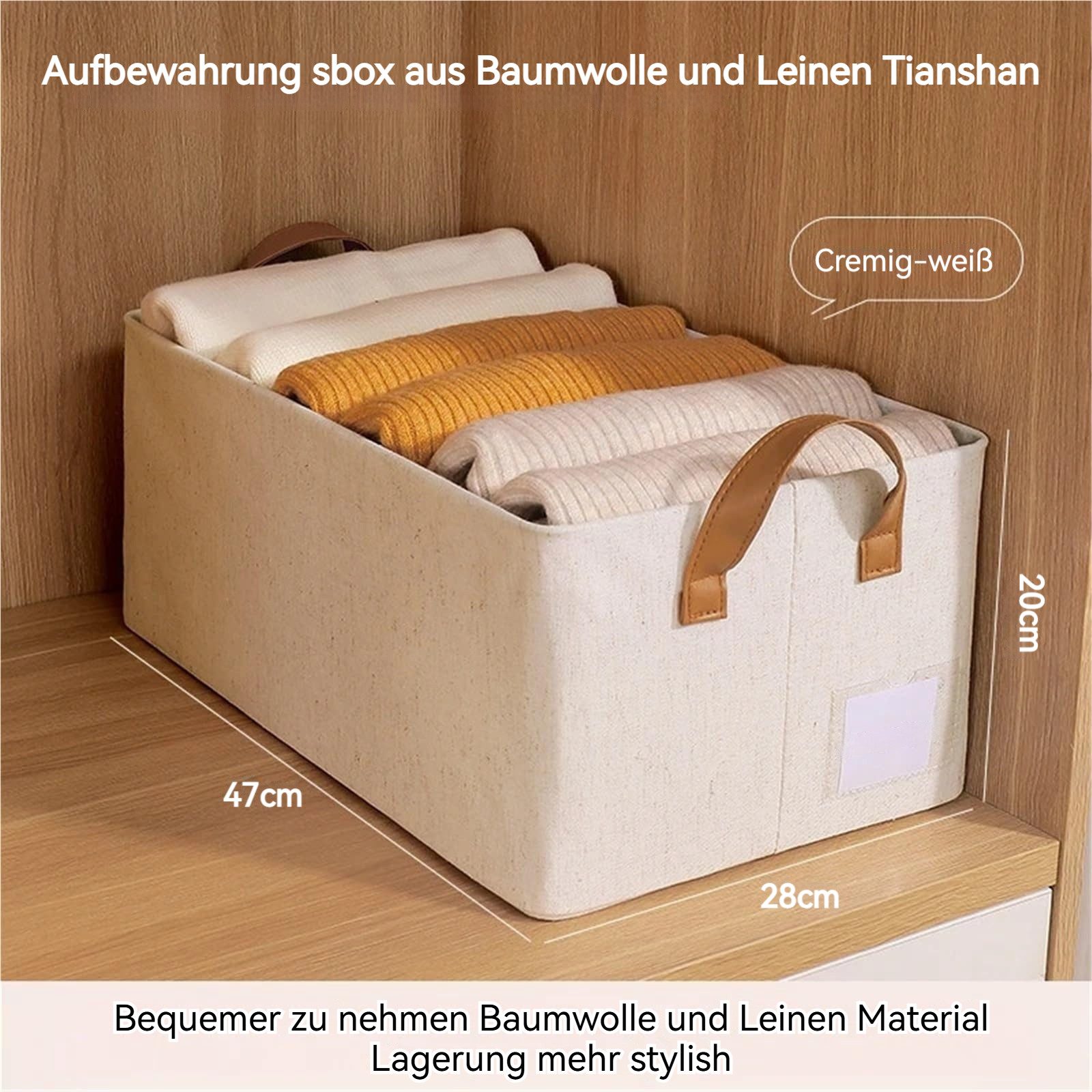 BlingBin Aufbewahrungsbox 3 Stück Stoff Aufbewahrungskörbe, günstig online kaufen