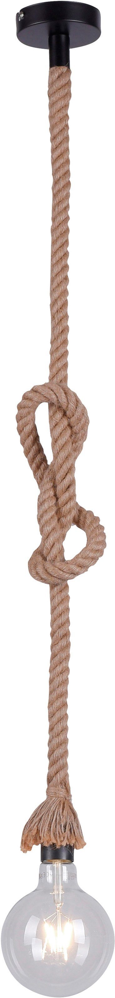 JUST LIGHT Pendelleuchte ROPE, ohne Leuchtmittel, günstig online kaufen
