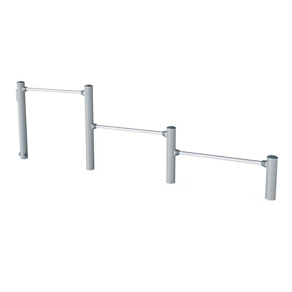 Kompan Kraftstation Outdoor-Fitnessgerät Push-Up Barren, Für Parks, öffentliche Bereiche sowie Fitnessparks