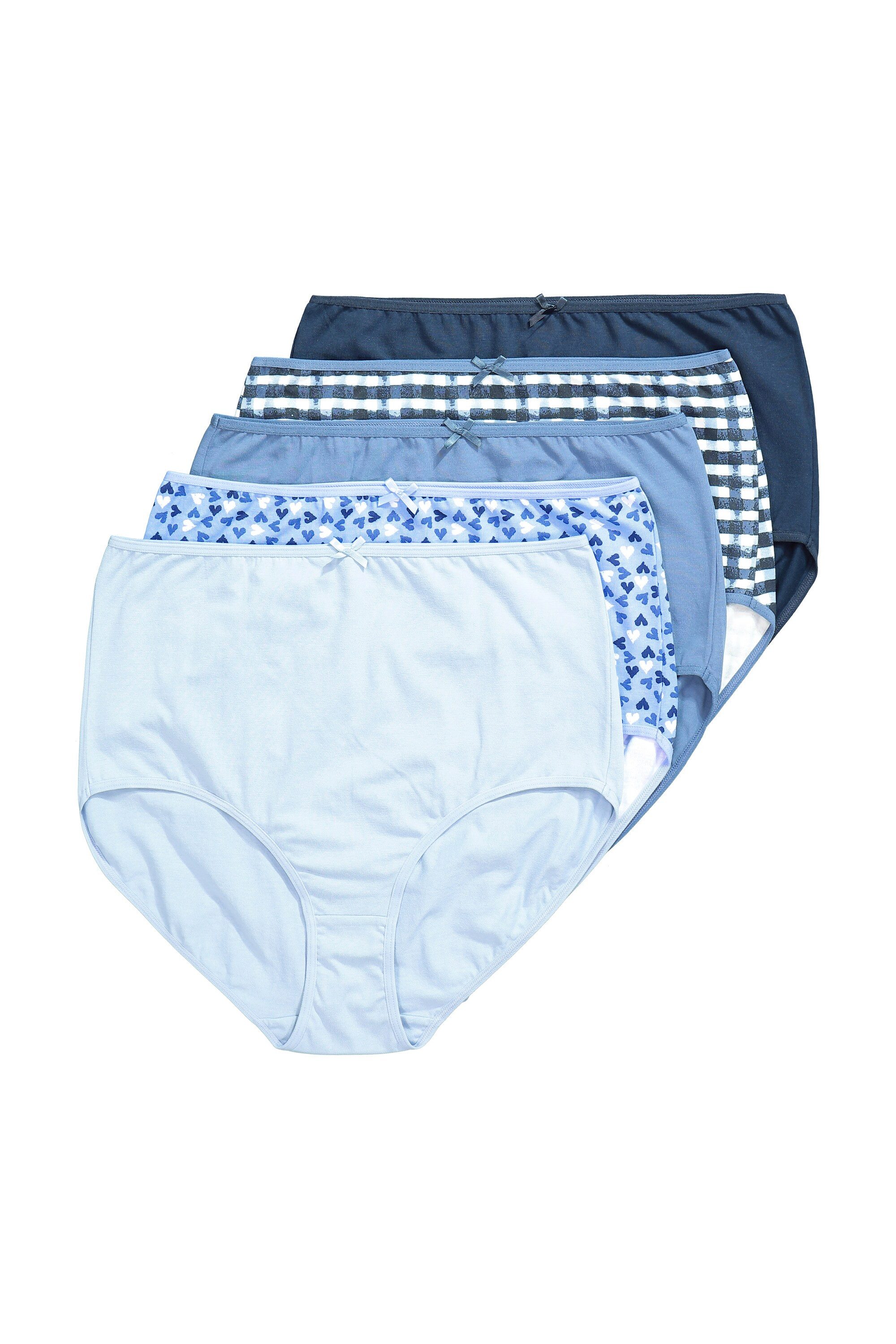 Maxislip Maxislips 5er-Pack High Waist Muster/uni