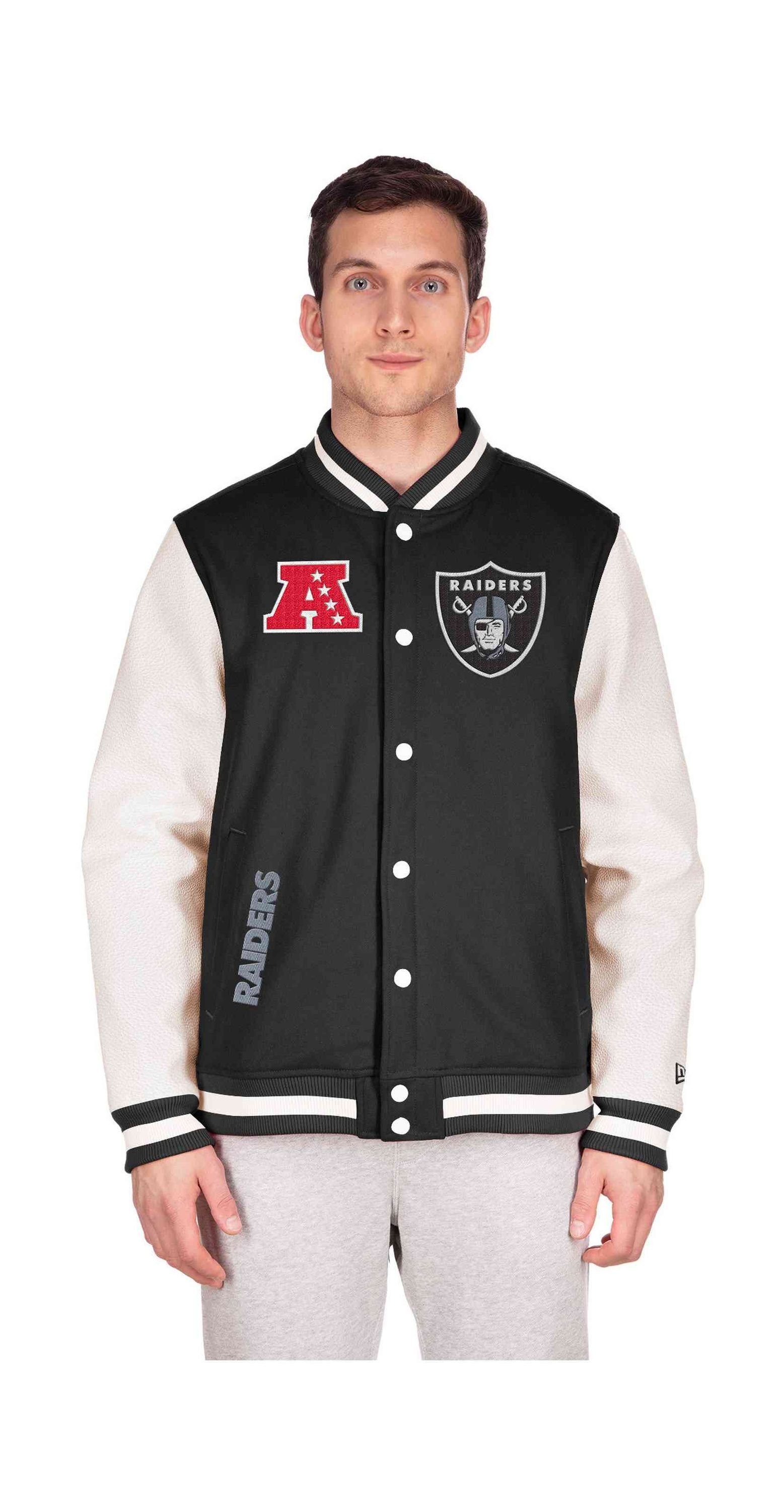 New Era Collegejacke NFL Las Vegas Raiders 2023 Sideline