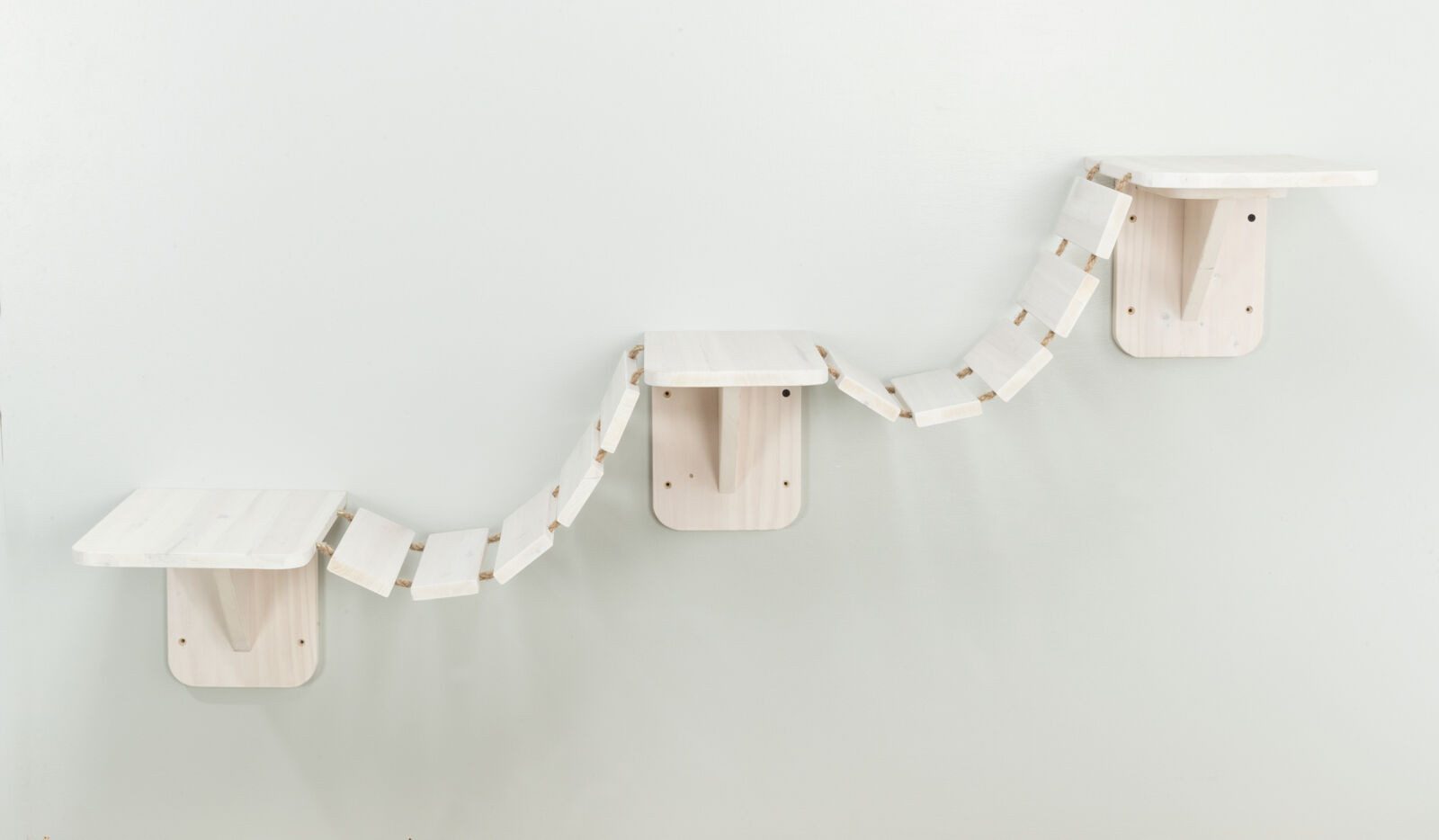 TRIXIE Katzen-Kletterwand Kletterleiter zur Wandmontage - weiß - 150 × 30 cm