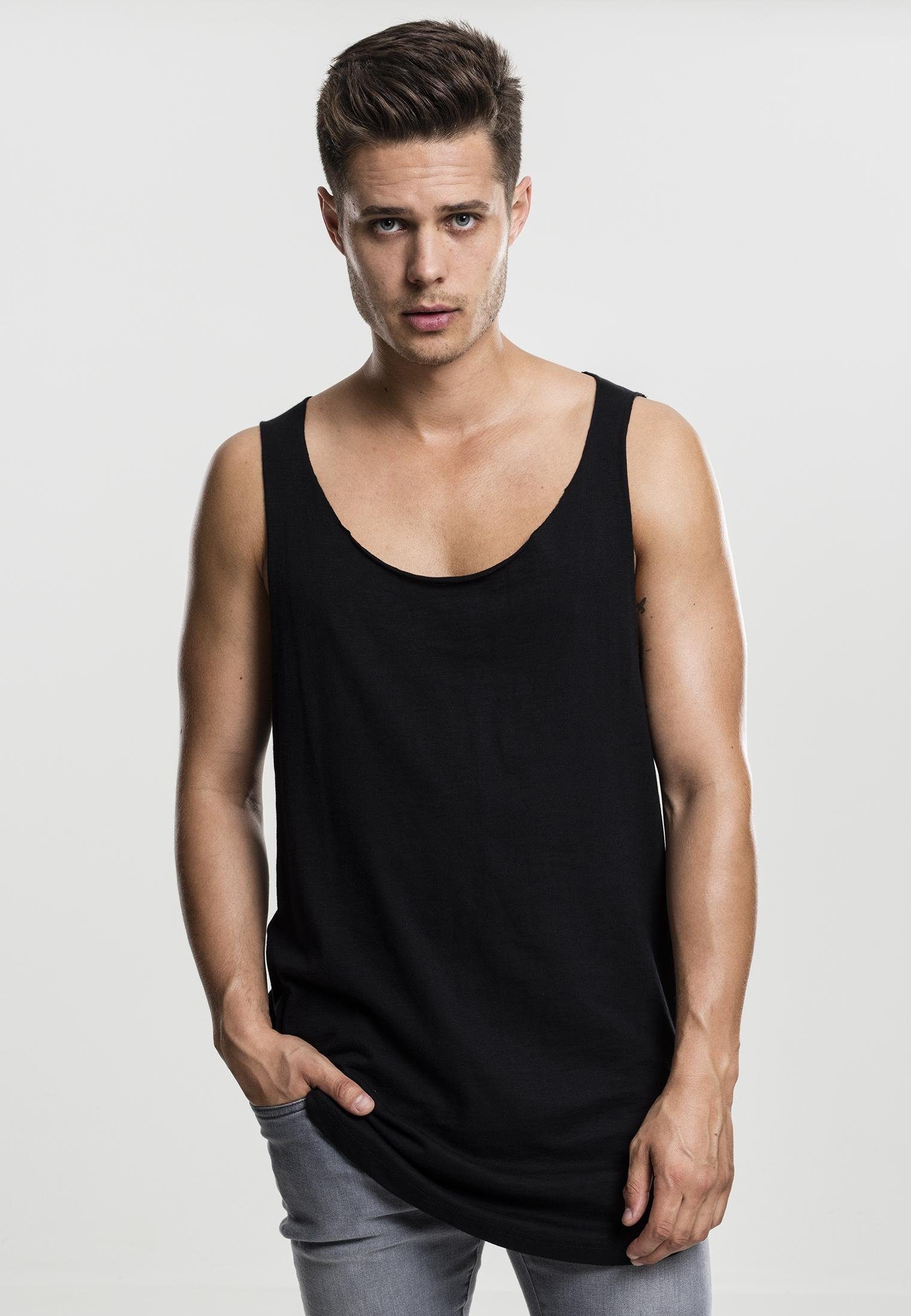 URBAN CLASSICS Tanktop Long Shaped Open Edge Loose Tank S bis XXL günstig online kaufen