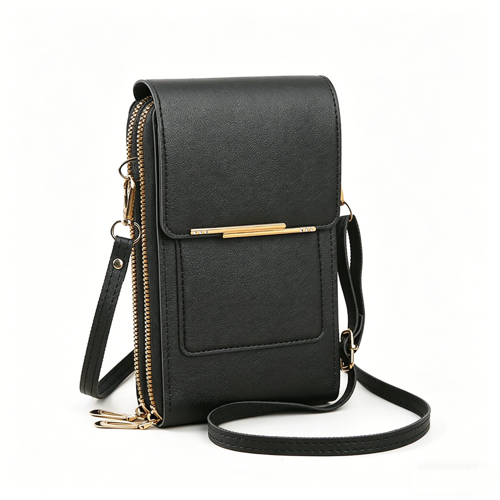 nsihing Umhängetasche Crossbody Tasche für Damen, Verstellbar Schultergurt Mobile Wallet, Schultertasche, Mini Crossbody, Schultergurt und 3 Fächern