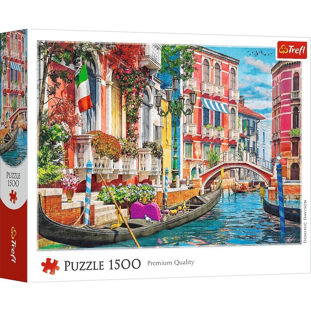 Trefl Puzzle Trefl, Sommernachmittag in Venedig, 1500 Teile Puzzle, 1500 Puzzleteile