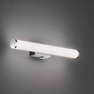 click-licht Spiegelleuchte »LED Wandleuchte Mattimo in Chrom und Weiß 4,3W«, Breite: 404 mm, Leuchtmittel enthalten: Ja, fest verbaut, LED, warmweiss, Badezimmerlampen, Badleuchte, Lampen für das Badezimmer