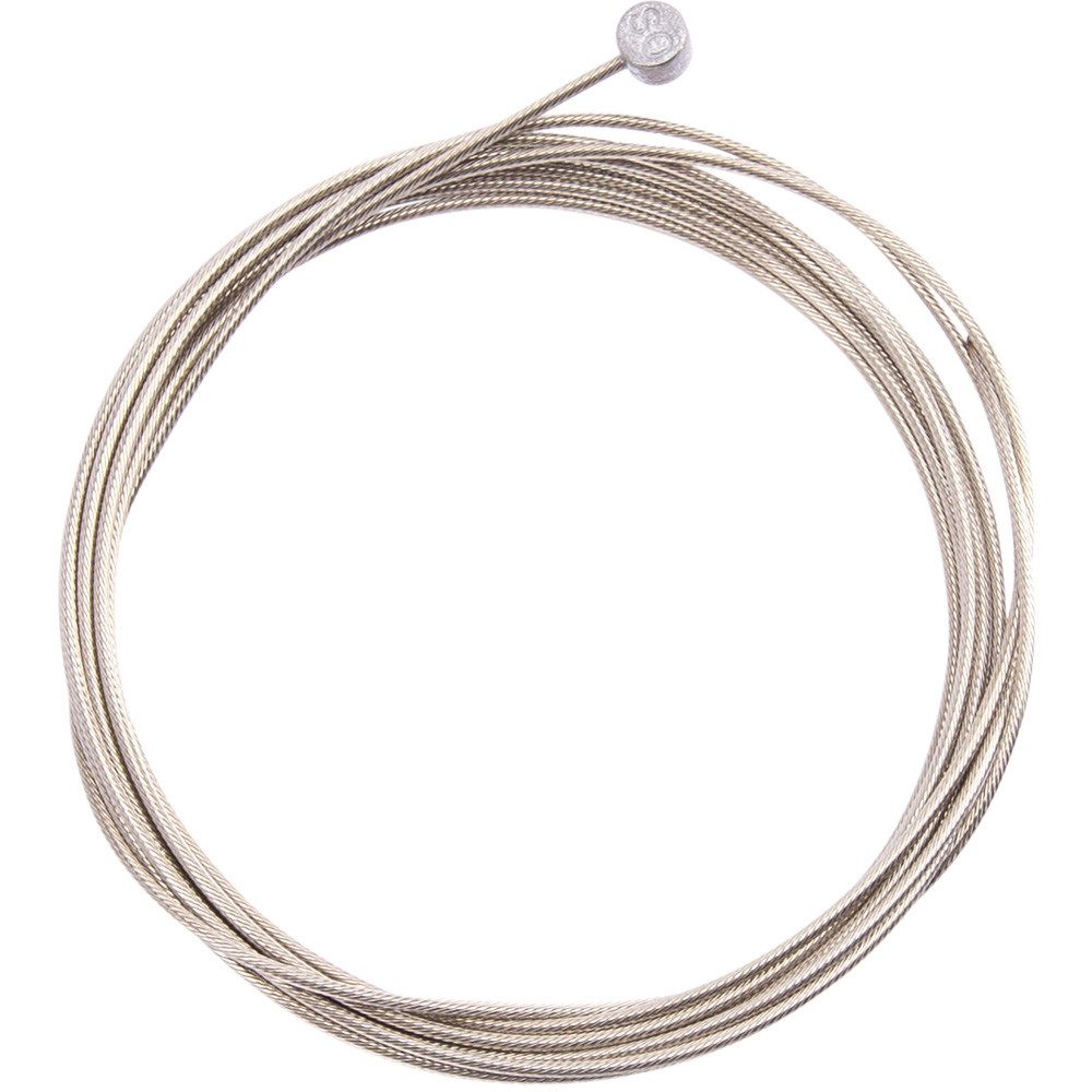 Bremsleitung SRAM Bremsinnenzug SlickWire einzeln, MTB, m. Walzennippel silber