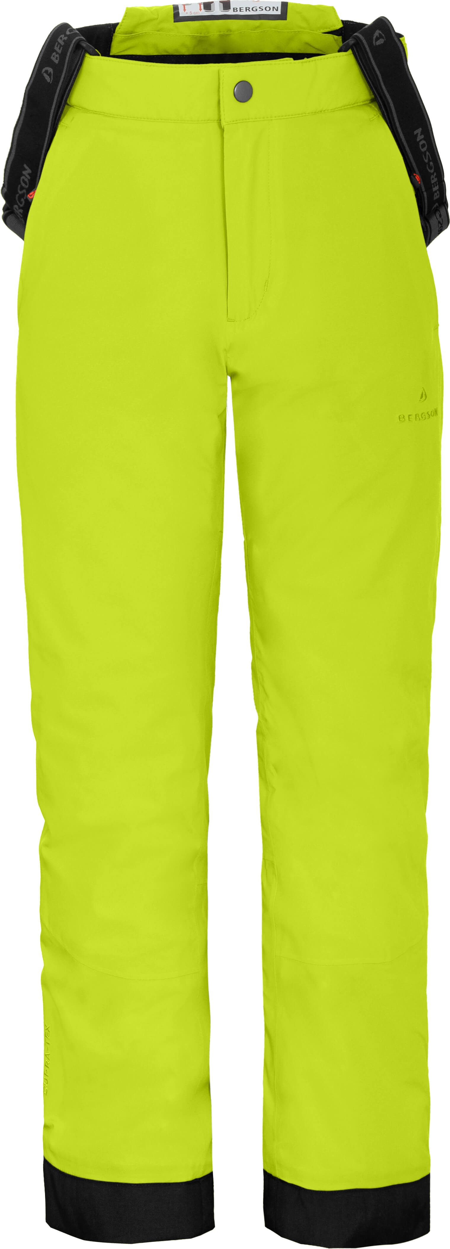 Bergson Skihose PELLY MAXI Kinder Skihose, wattiert, 20000 mm Wassersäule, Normalgrößen, leuchte