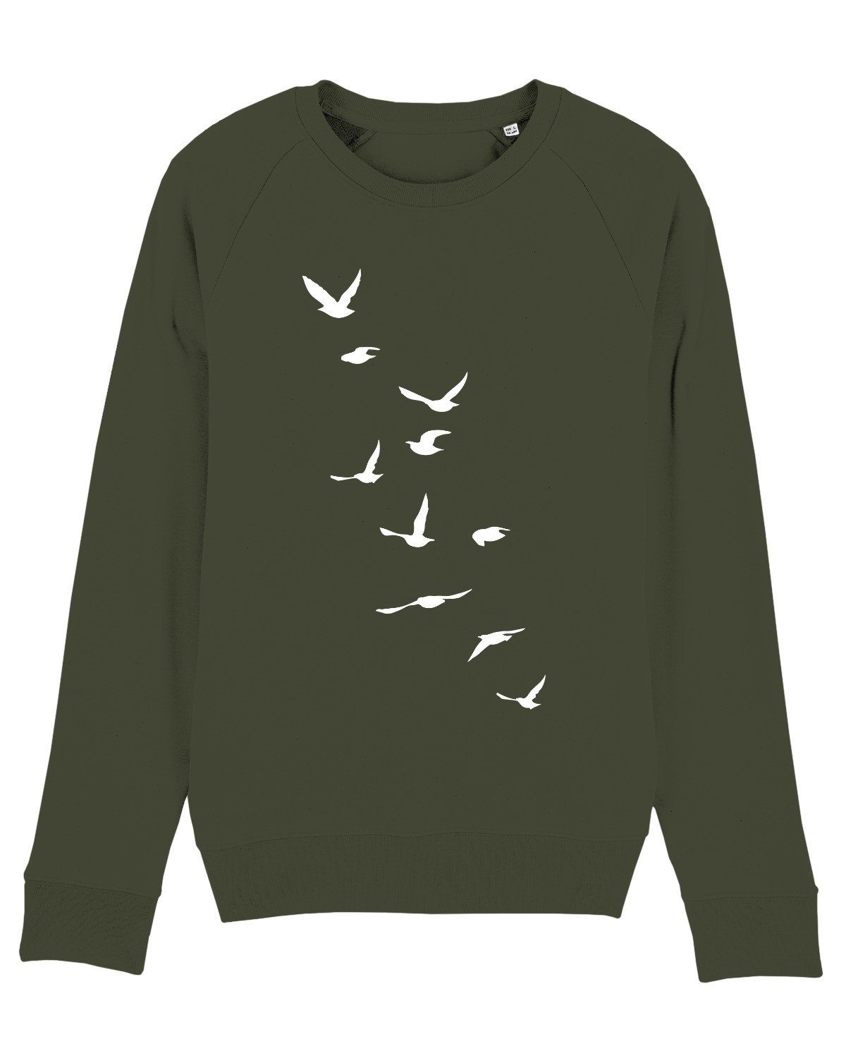 wat? Apparel Sweatshirt Vögelchen (1-tlg) khaki | Sweatshirts