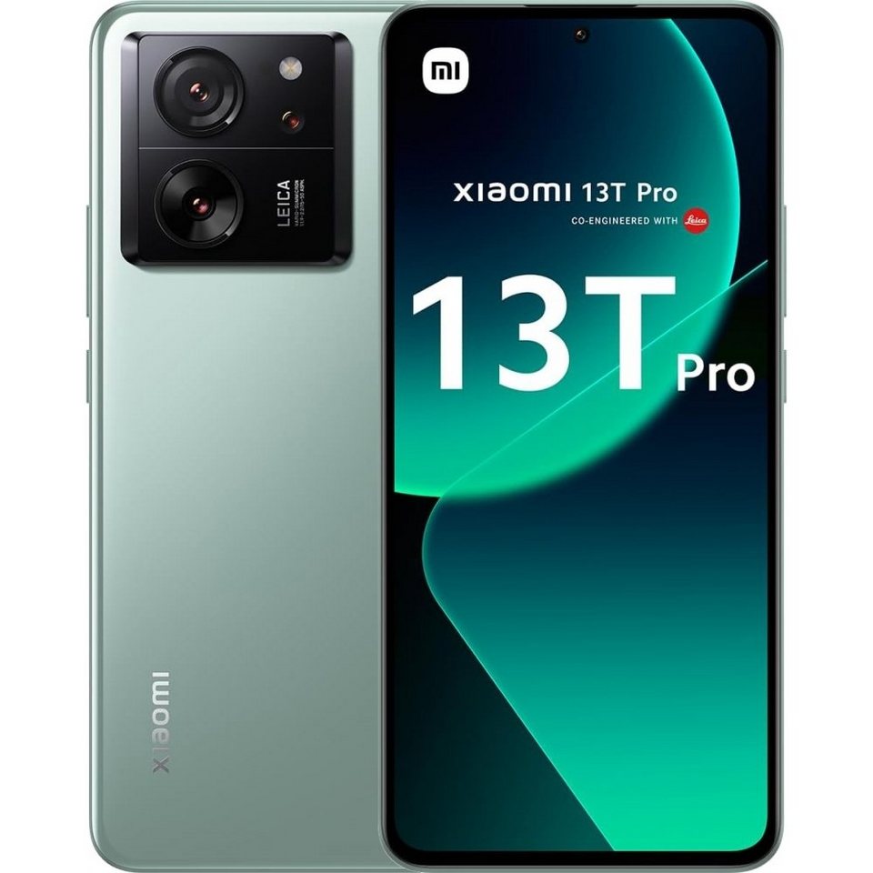 Xiaomi 13T Pro 5G 1 TB / 16 GB - Smartphone - meadow green Smartphone (6,67  Zoll, 1000 GB Speicherplatz), Triple-Kamera: 50 MP + 50 MP + 12 MP