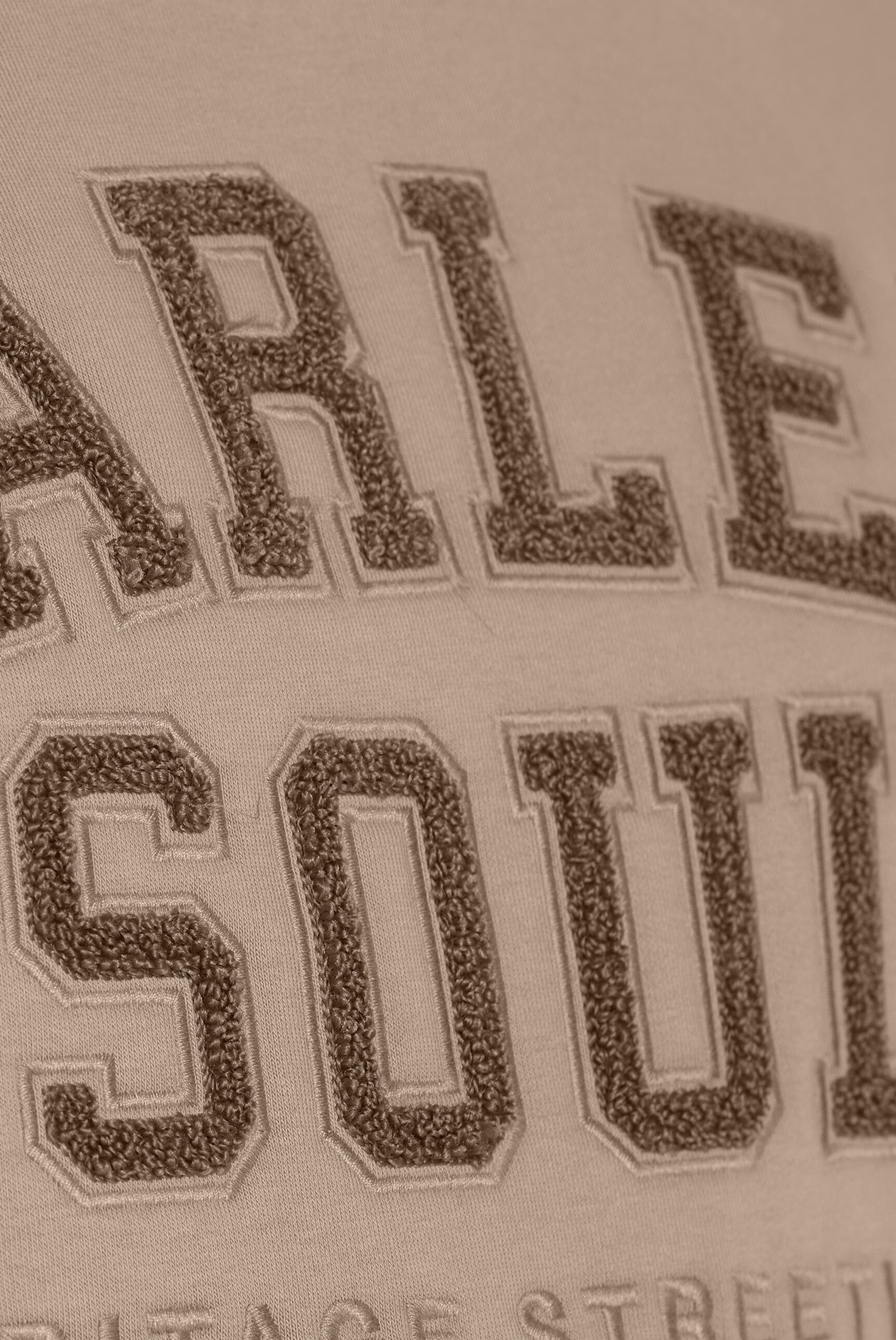 Harlem Soul Sweater mit Frottee Lettern