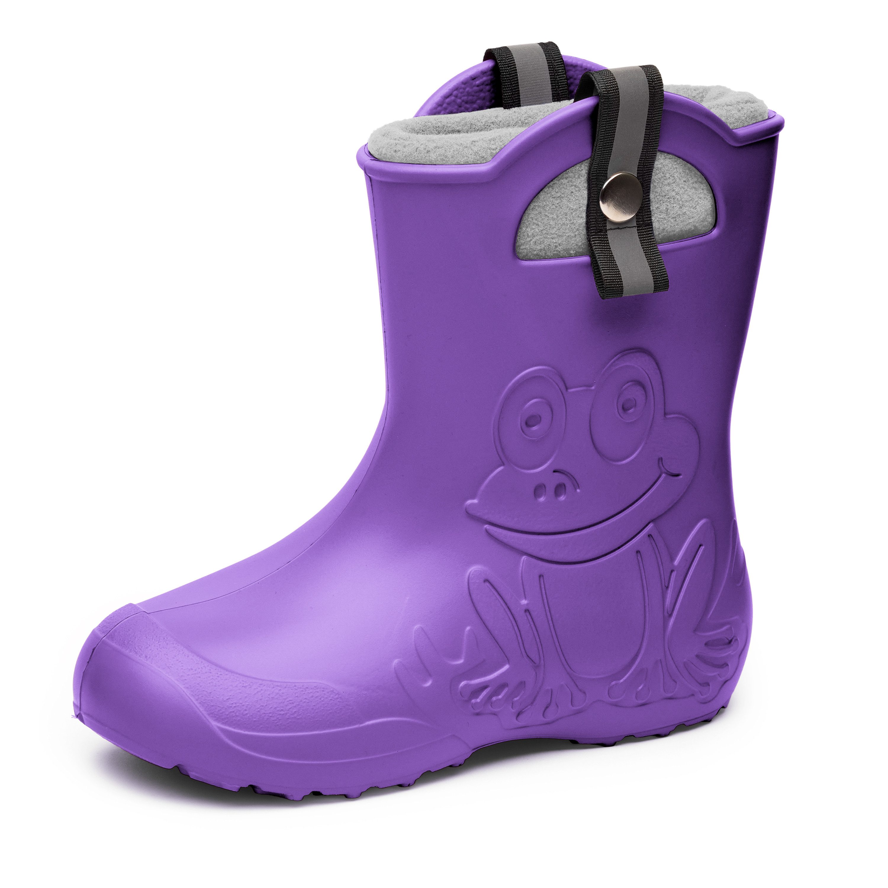Kinder Federleichte Gummistiefel Thermo mit Fütterung LA-CA-Frog245 Gummistiefel