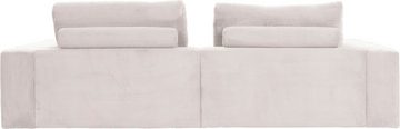 alina Big-Sofa Sandy, 266 cm breit und 98 cm tief, in modernem Cordstoff