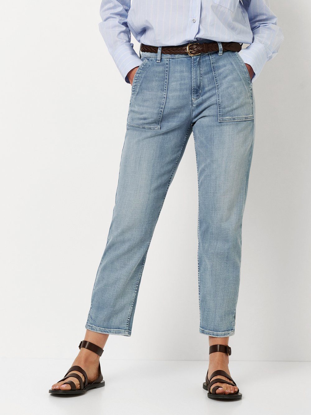 Relaxed by TONI 5-Pocket-Jeans Liv Cargo günstig online kaufen