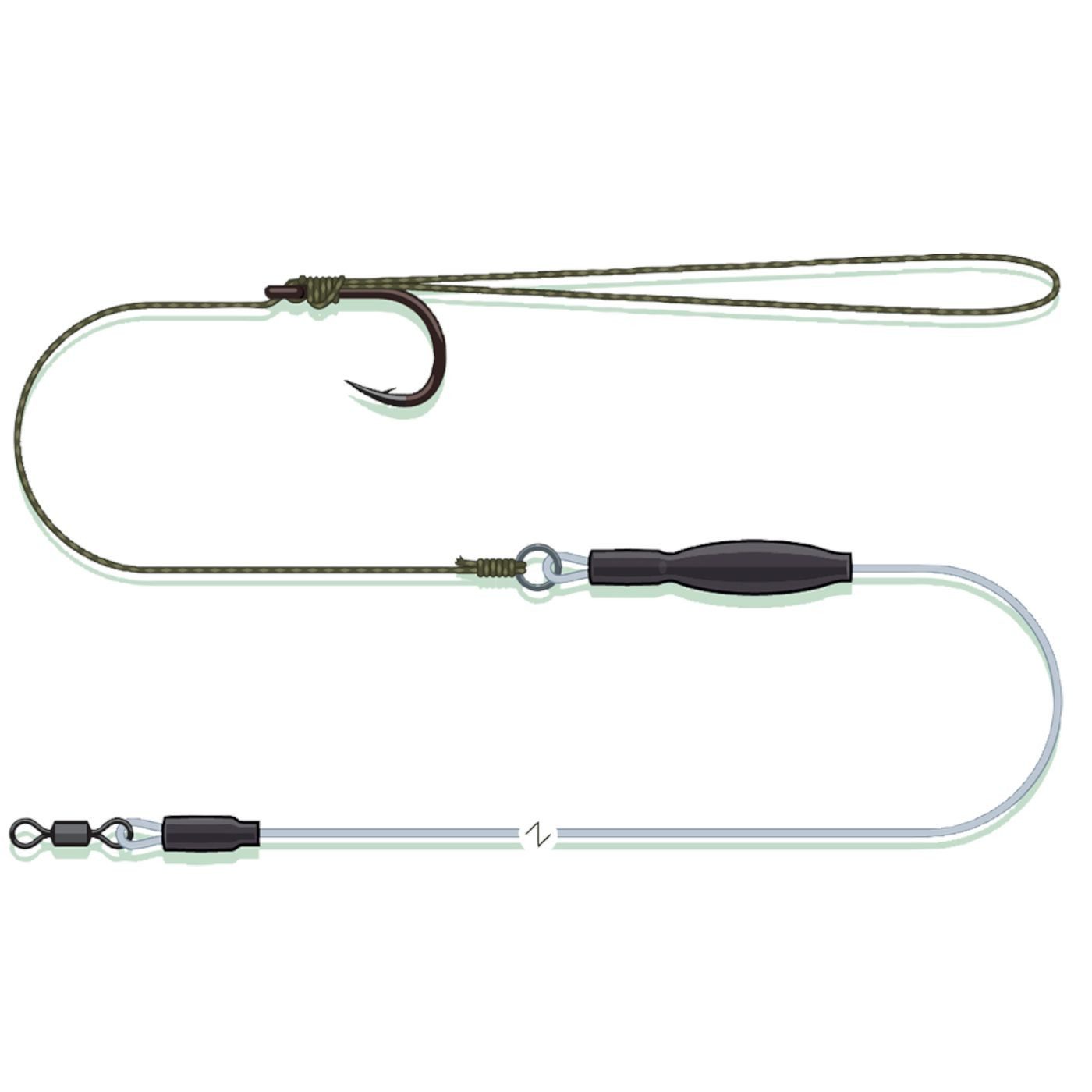 MADCAT Vorfachschnur Madcat Pop-Up Pellet Rig - Wallervorfach, 55 m Länge, (1-St)