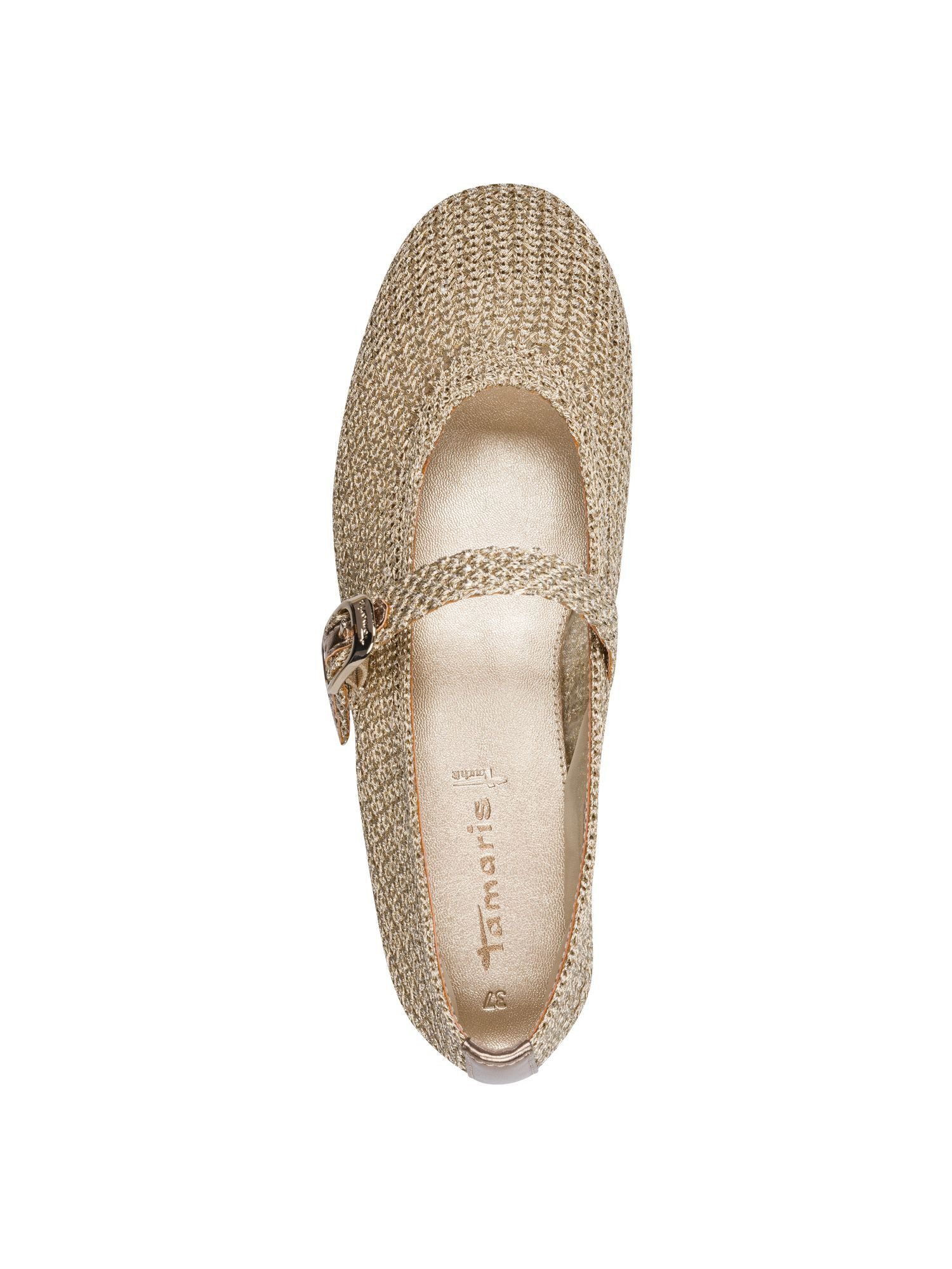 Tamaris ANTIslide, TOUCH-IT flach kein Absatz 1-22125-46 Riemchenballerina ANTIslide