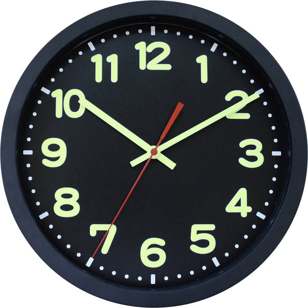 Wanduhr Funk-Wanduhr floureszierend