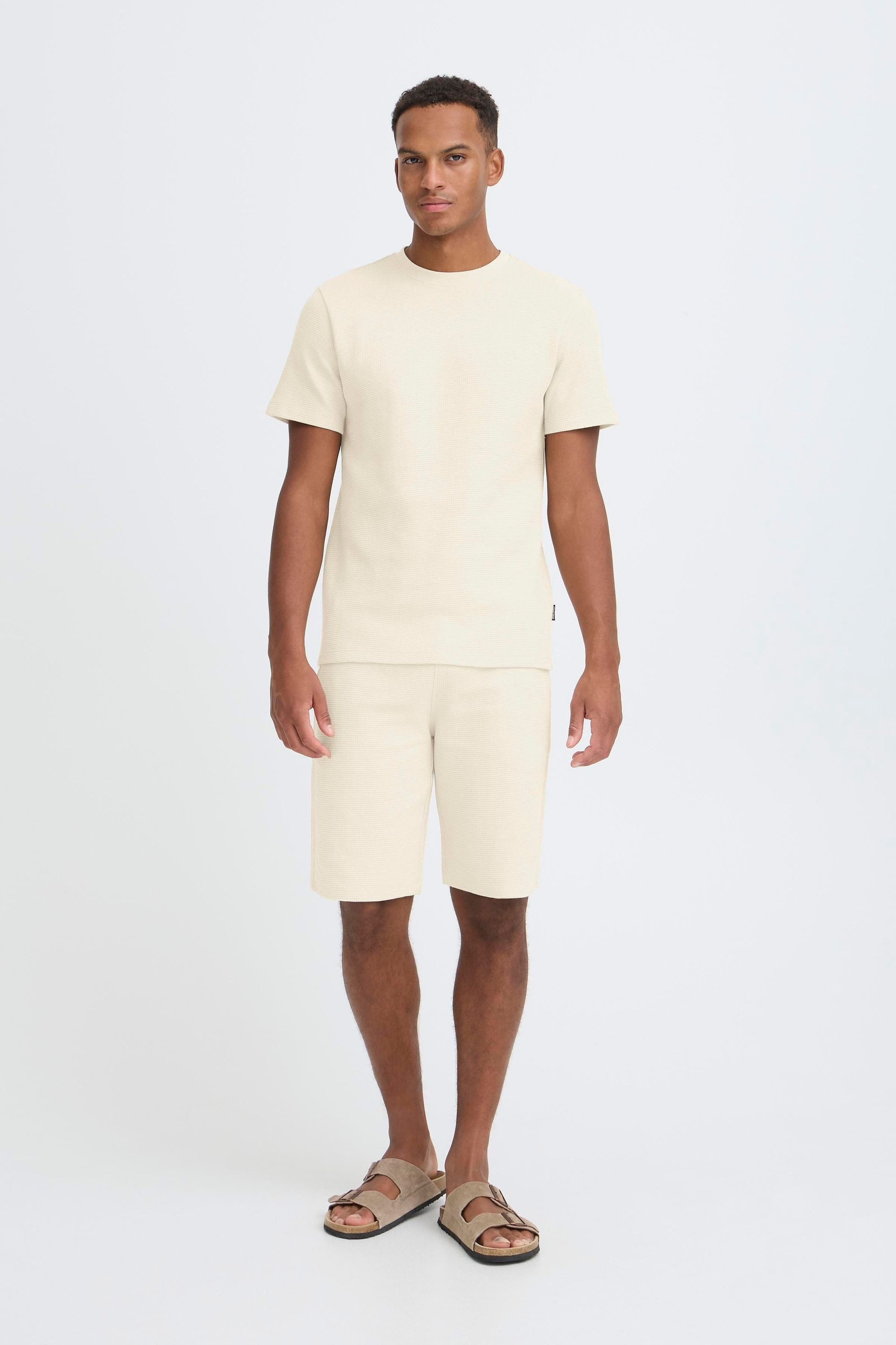 Blend Rundhalsshirt BHFort Basic T-Shirt mit Rundhalsausschnitt