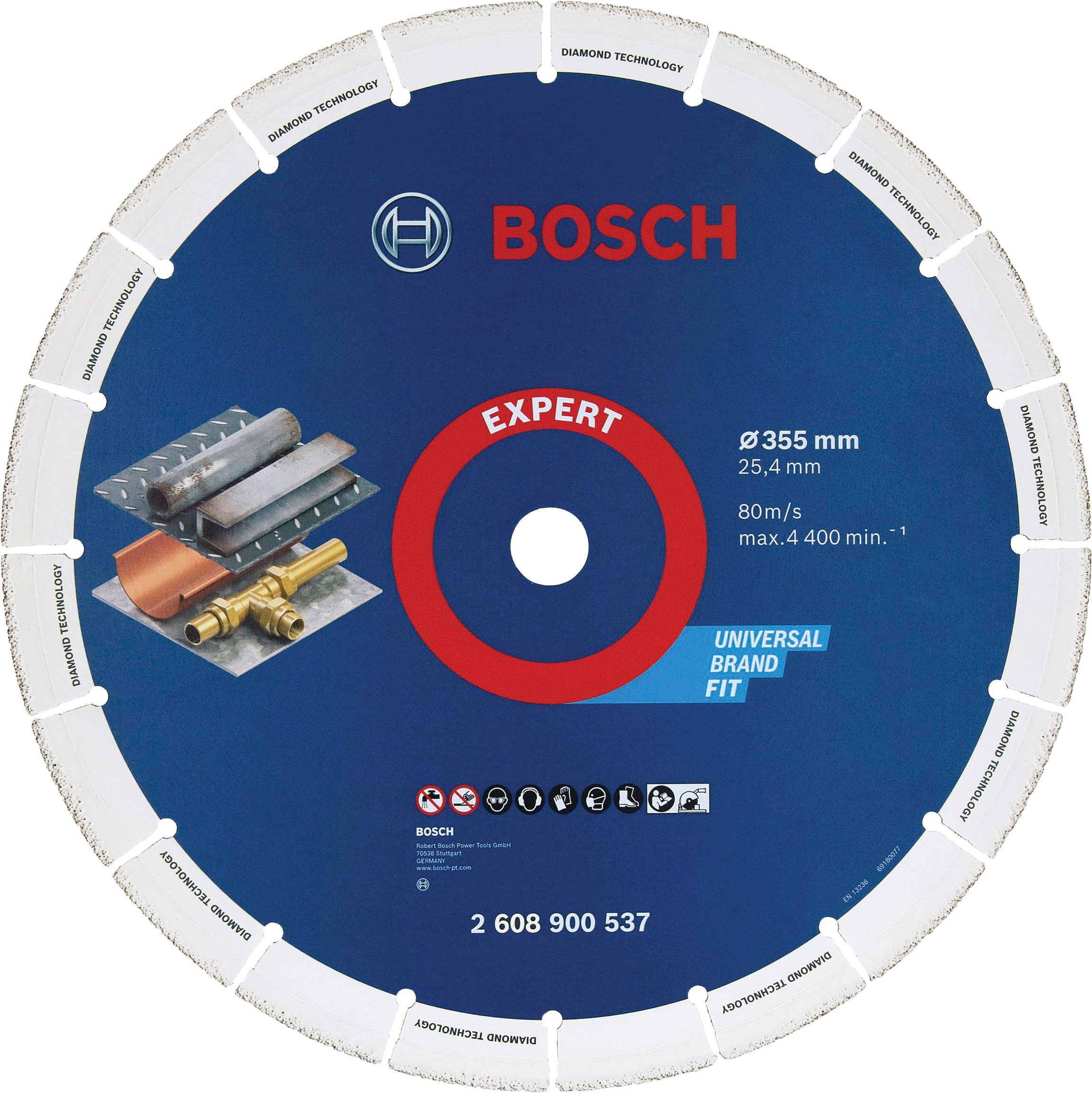 Bosch Professional Diamanttrennscheibe, 355 mm, Ø Bohrung: 25,4 mm