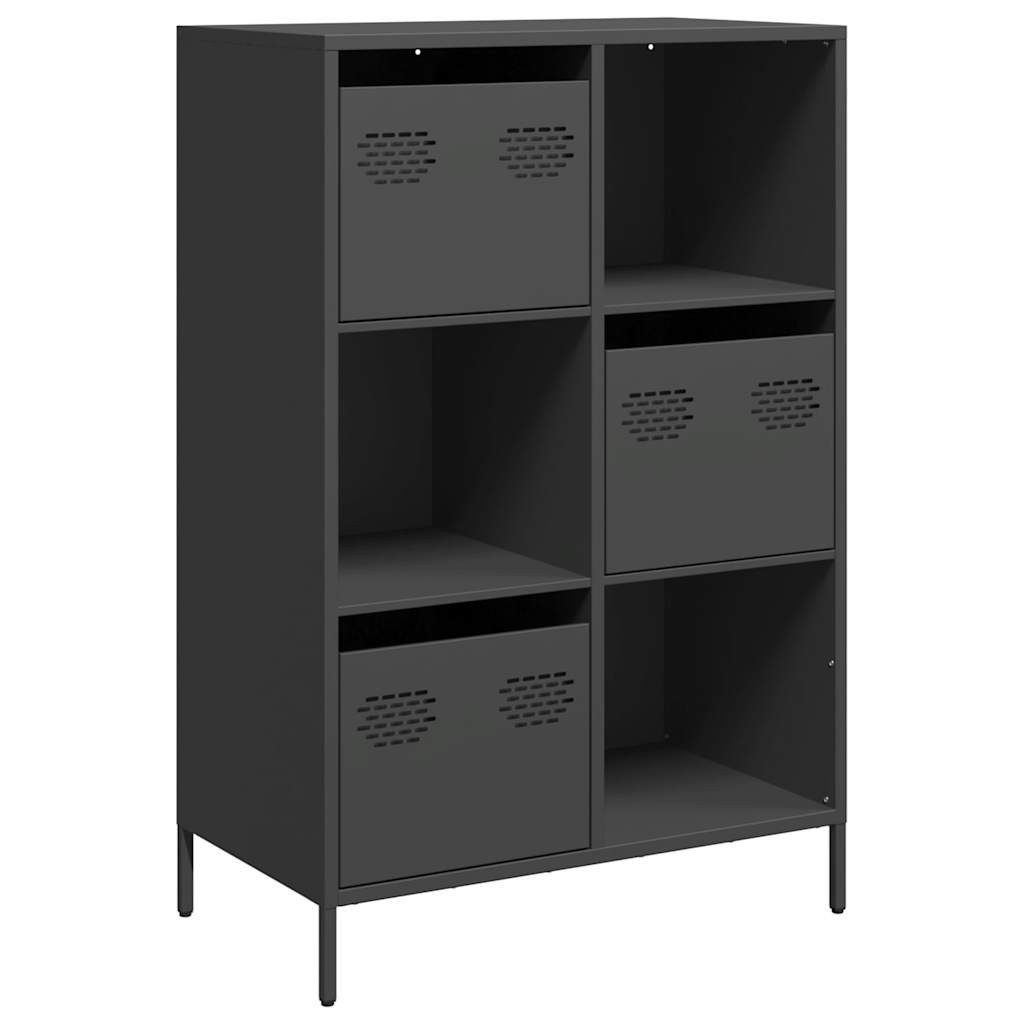 vidaXL Highboard Highboard Schwarz 68x39x103,5 cm günstig online kaufen