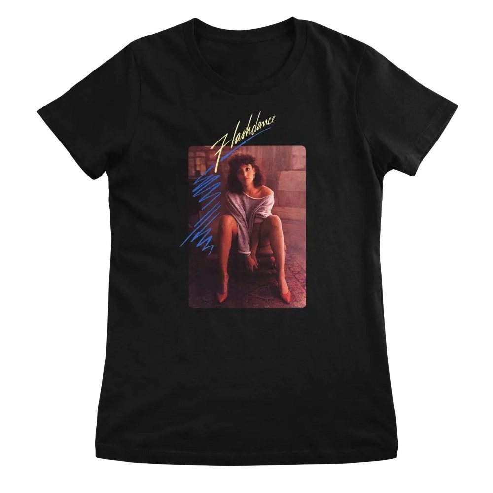 Flashdance T-Shirt Movie Poster Girly Tee