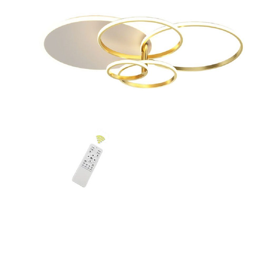 Daskoo Deckenleuchten 3/5 Ringe LED Deckenlampe günstig online kaufen