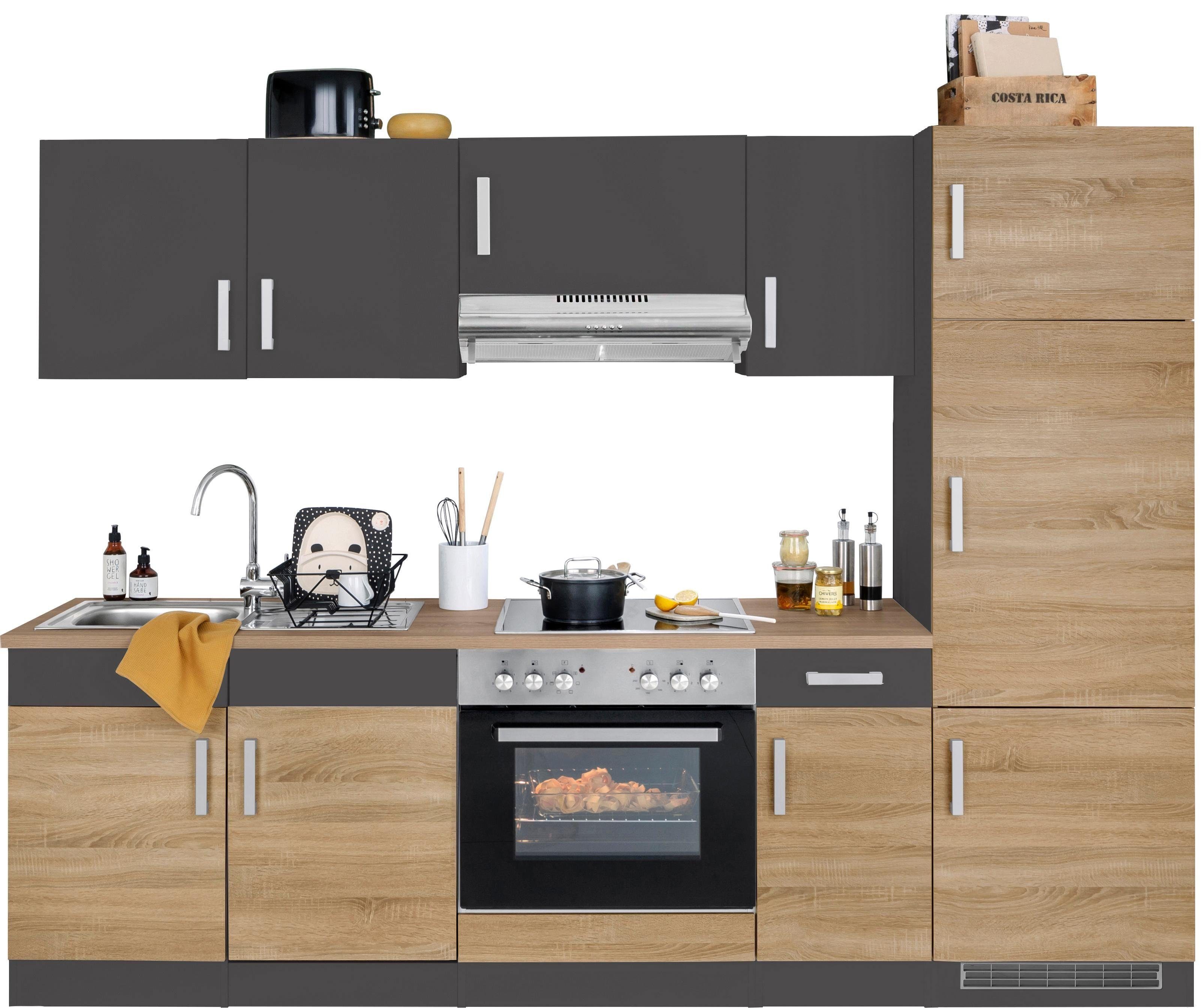 KOCHSTATION Küchenzeile KS-Gera, Breite 270 cm, günstig online kaufen