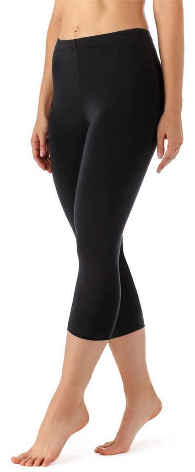 Merry Style Leggings Damen Caprihose 3/4 Hose MS10-144 (1-tlg) aus Viskose, elastischer Bund