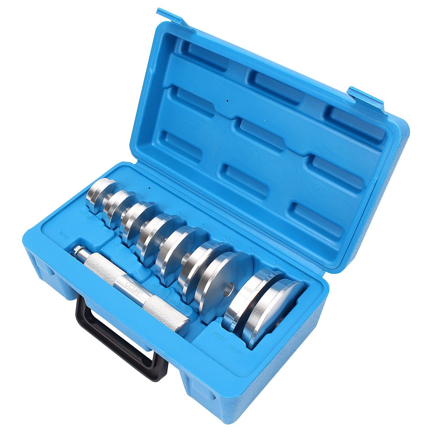 CCLIFE Multitool 10tlg Alu Druckstücksatz Druckstücke, (10 St)