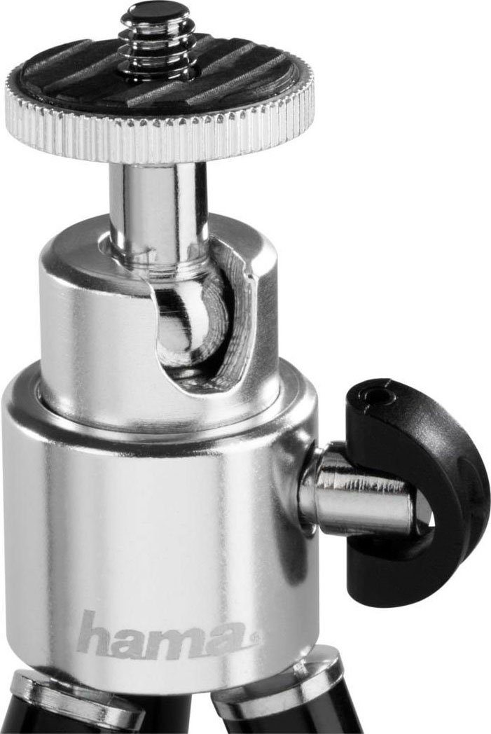 Ministativ 3-D-Kugelkopf, ausziehbares Hama 14 Mikrofone Minilautsprecher Foto- (mit und Höhe cm) Mini und bis 21 Beinsegment, Stativ von für Videokameras,