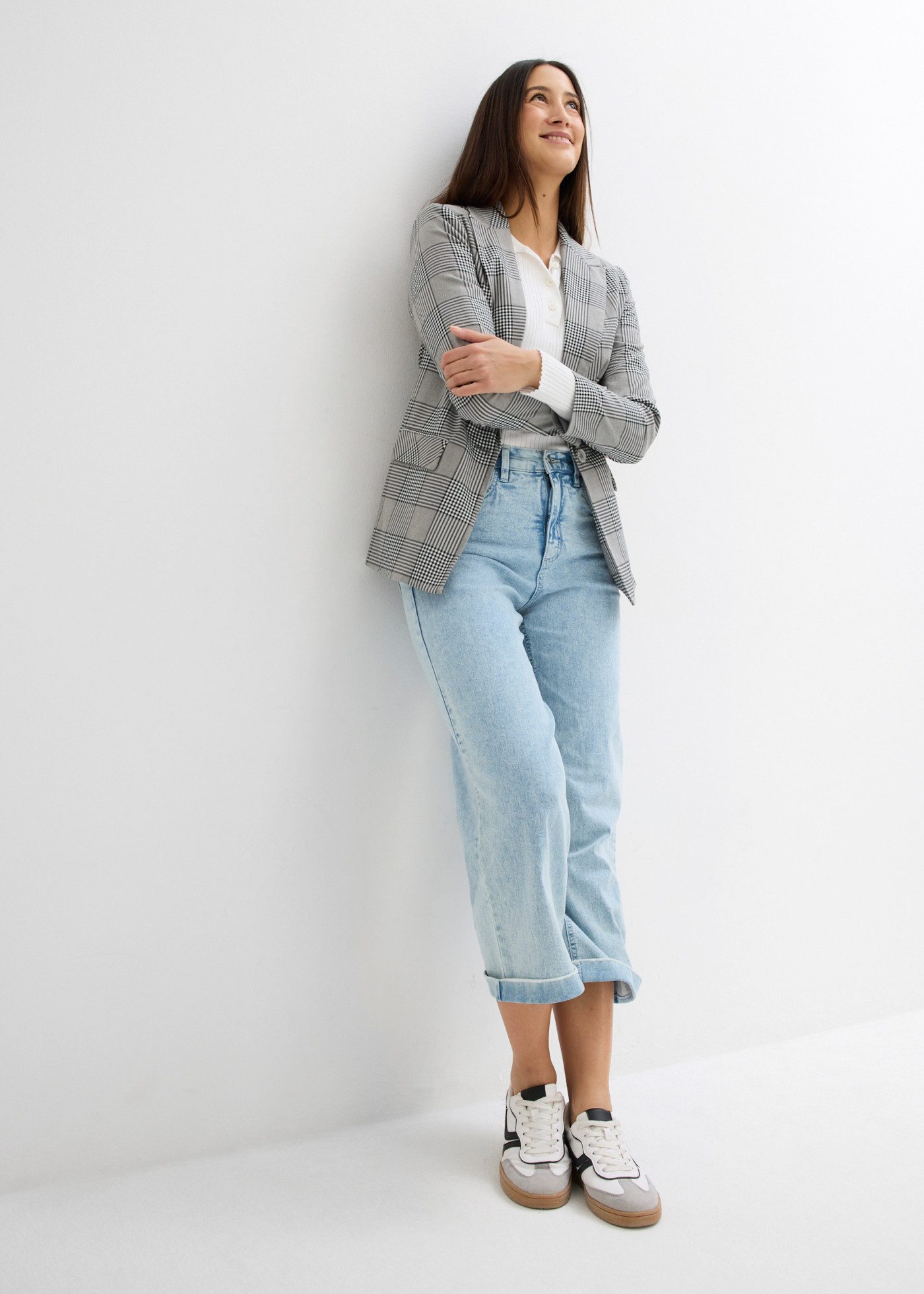bonprix 7/8-Jeans verkürztes 7/8-Design, weites Bein, Loose Fit, mit Elasthan-Anteil – Bild 5 von 5