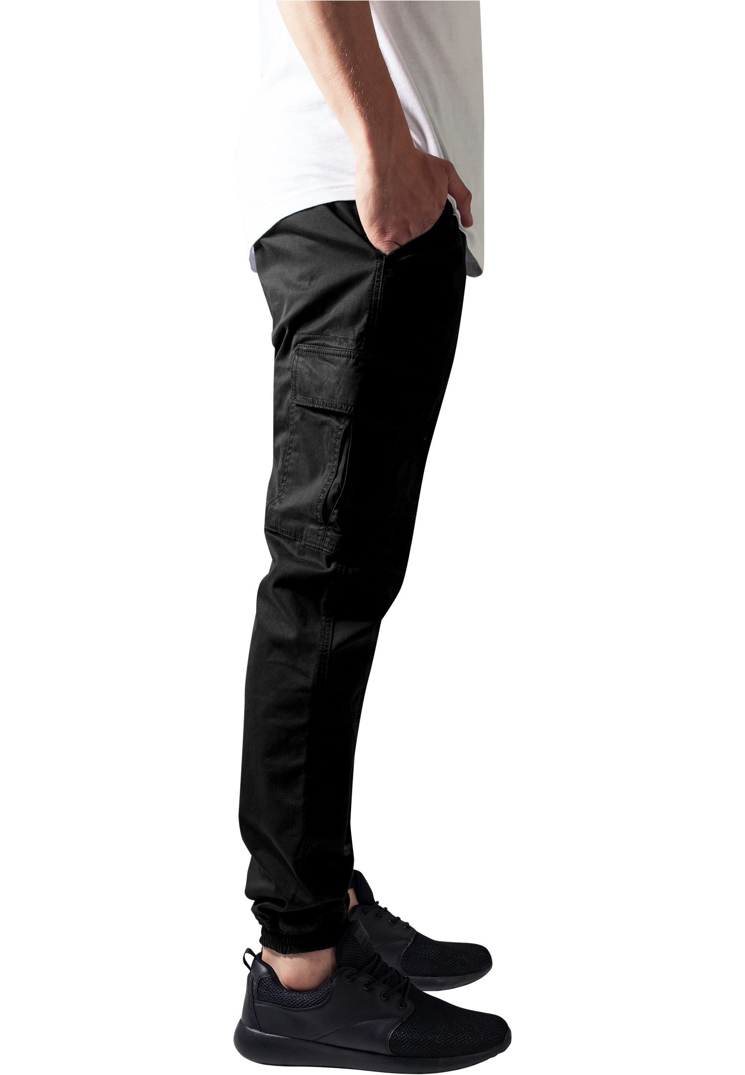 URBAN CLASSICS Cargohose Hose Urban-Classics Washed Cargo Twill Jogging