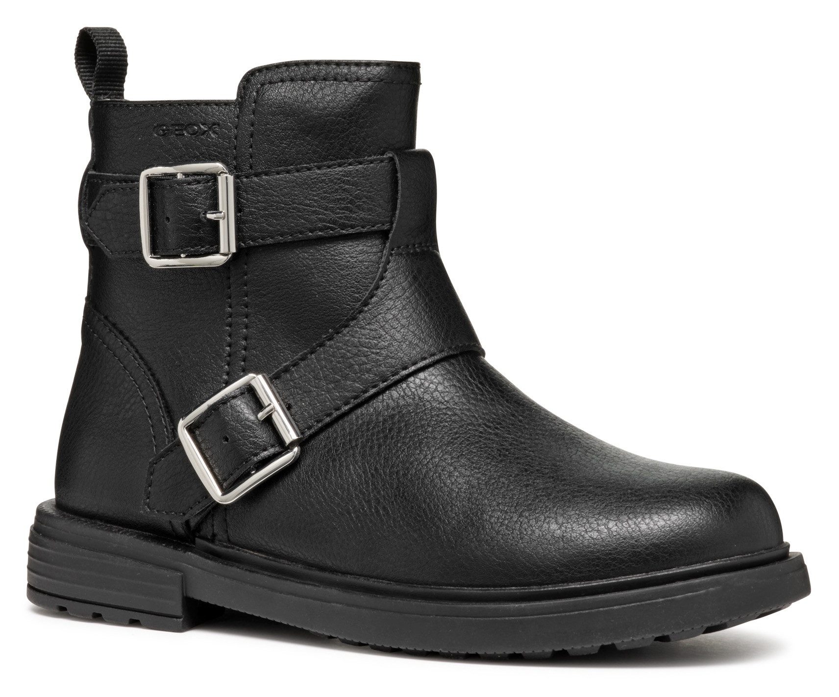 Geox J ECLAIR GIRL X Stiefelette Bikerboots, Winterstiefel, Boots mit Warmfutter
