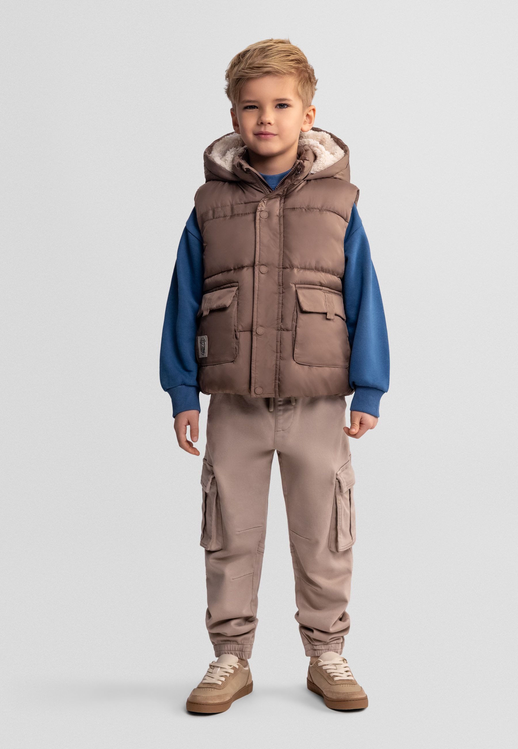 MINOTI Cargohose Cargo-Hose mit elastischem Bund (2y-14y)