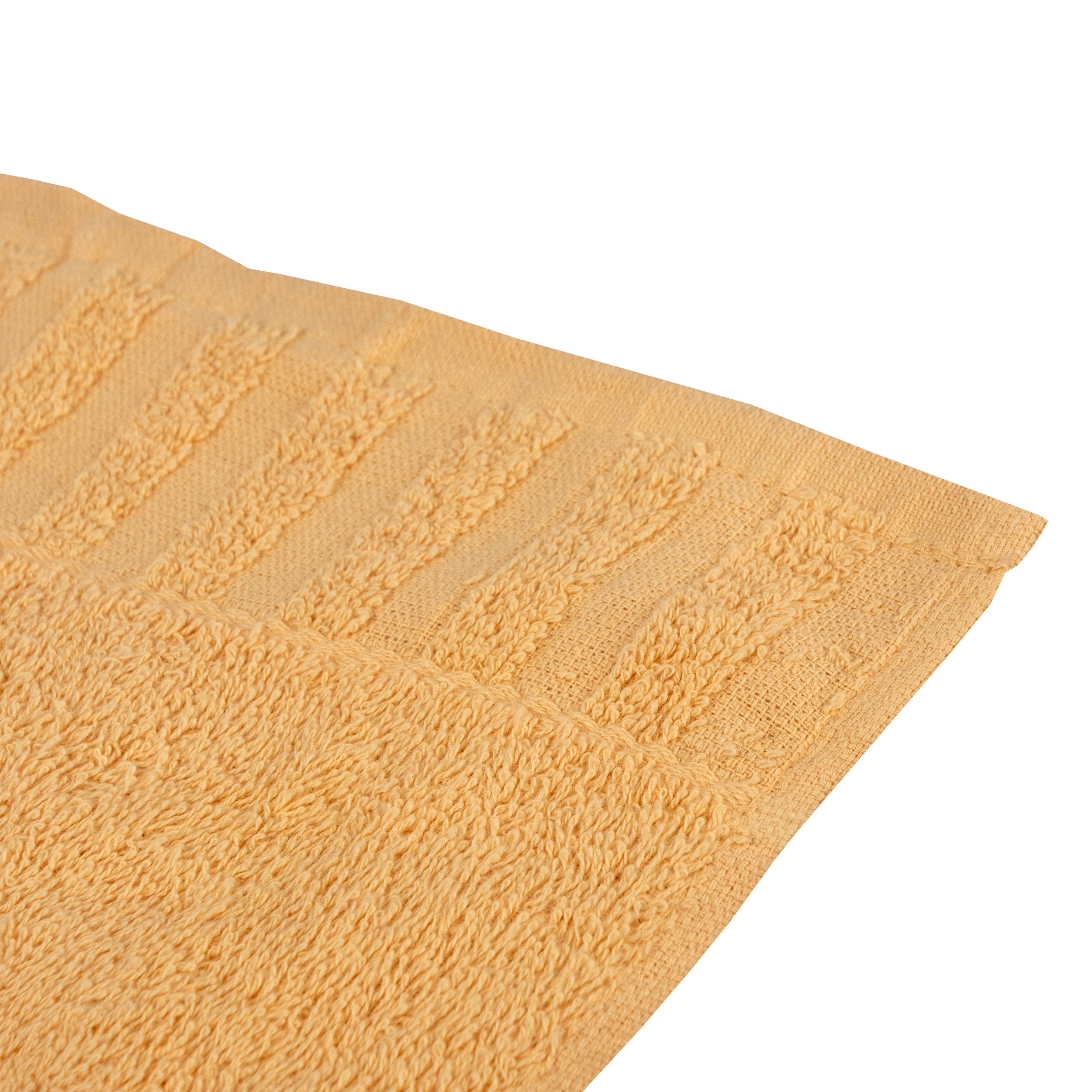 Casa Colori Gästehandtuch Uni, Frottier (1-St), günstig online kaufen