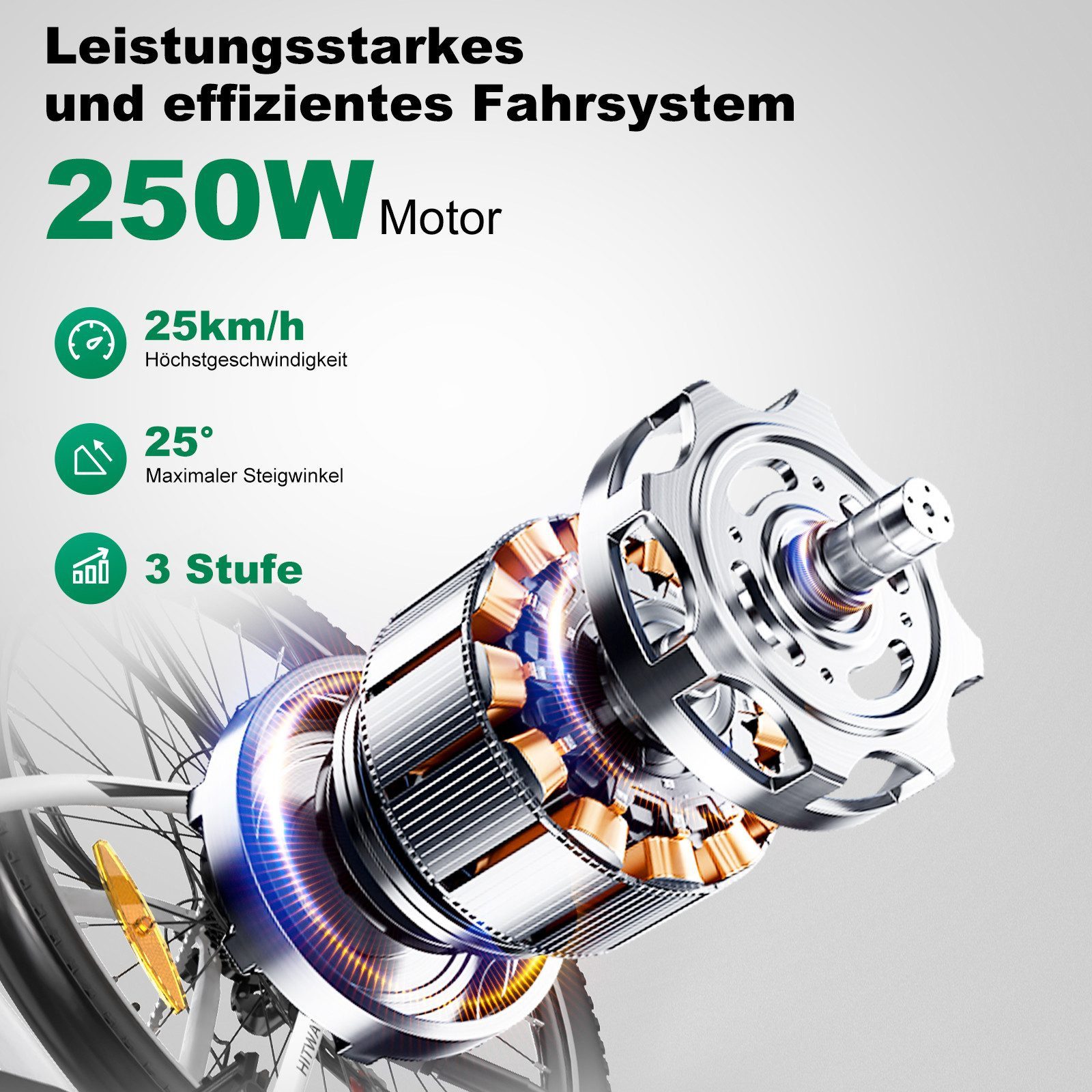 HITWAY E-Bike Cityrad 28 Zoll Elektrofahrrad für Damen Herren bis 50-100km 13Ah Akku, 7 Gang shimano shimano Schaltwerk, Kettenschaltung, Heckmotor, 468 Wh, Pedelec E-Citybike für Erwachsener 170-190cm, mit Schloss, Pumpe