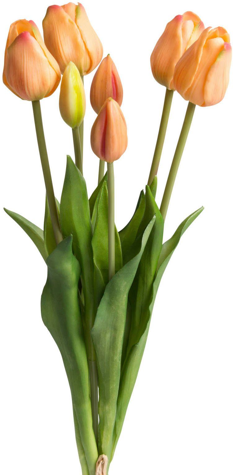 Kunstblume Tulpenbündel real Touch Tulpe, Botanic-Haus, Höhe 47 cm