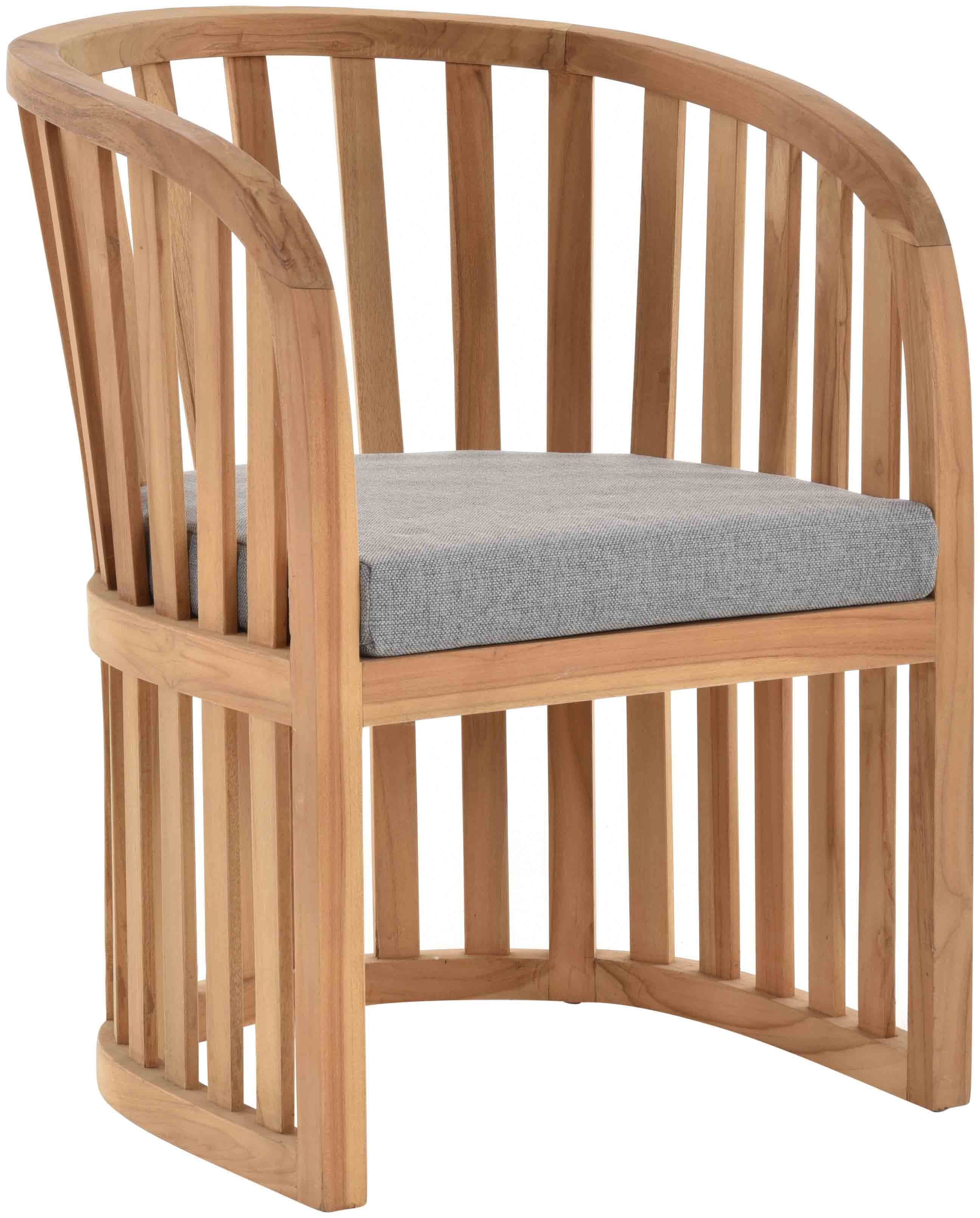 Krines Home Esszimmersessel Teakstuhl Holz Teak Stuhl Esszimmerstuhl mit Po günstig online kaufen