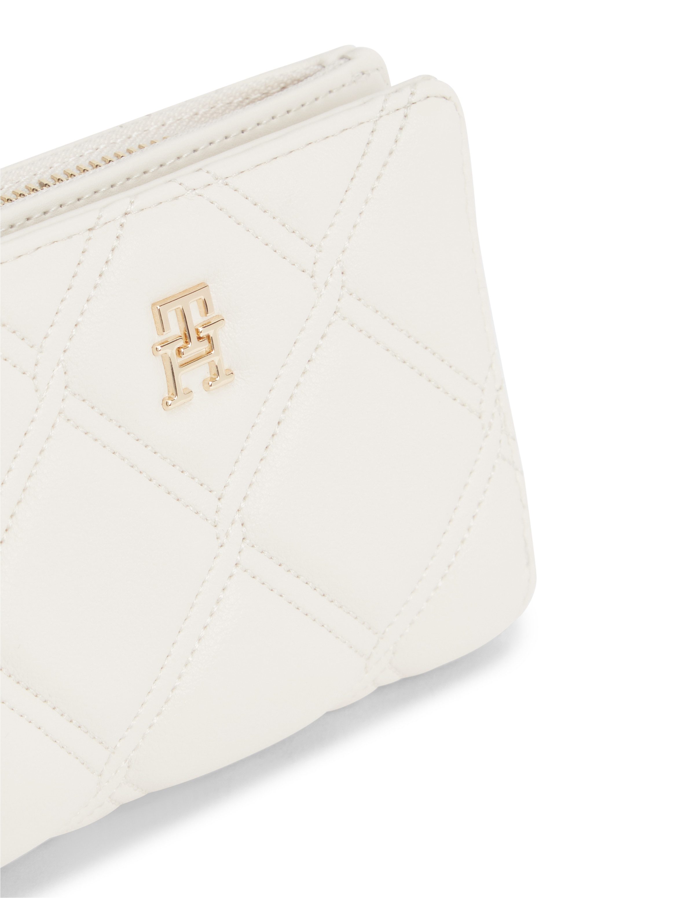 Tommy Hilfiger Geldbörse TH FEMININE BIFOLD, Damen Geldbeutel, Portemonnaie mit goldfarbenem TH-Logoelement – Bild 4 von 4