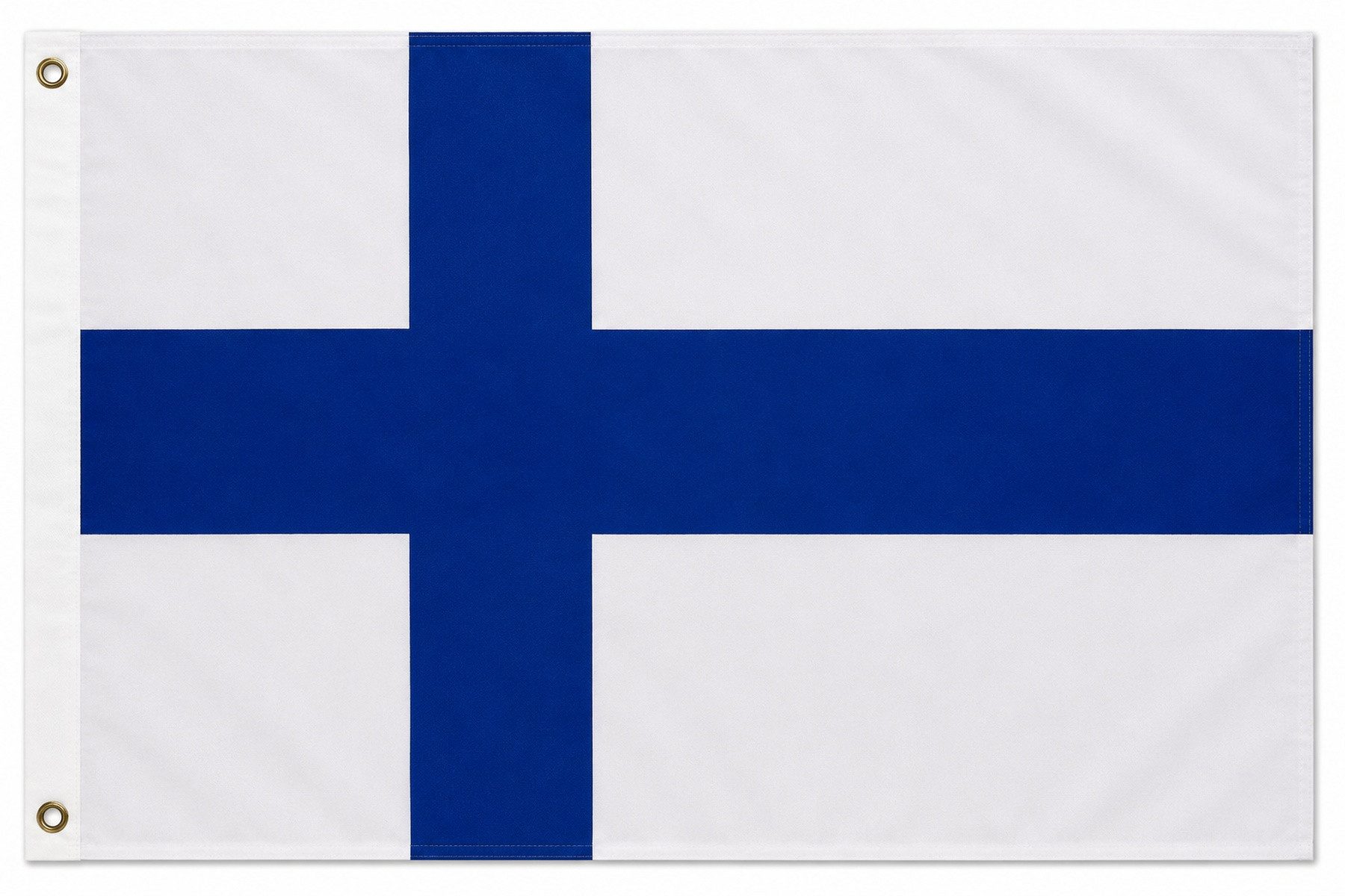 trends4cents Flagge XXL Flagge Fahne mit 3 Messingösen in 250 x 150 cm (Finnland), für Fahnenmaste