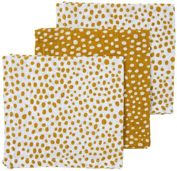 Meyco Baby Stoffwindeln Cheetah Honey Gold (3-St), 30x30cm