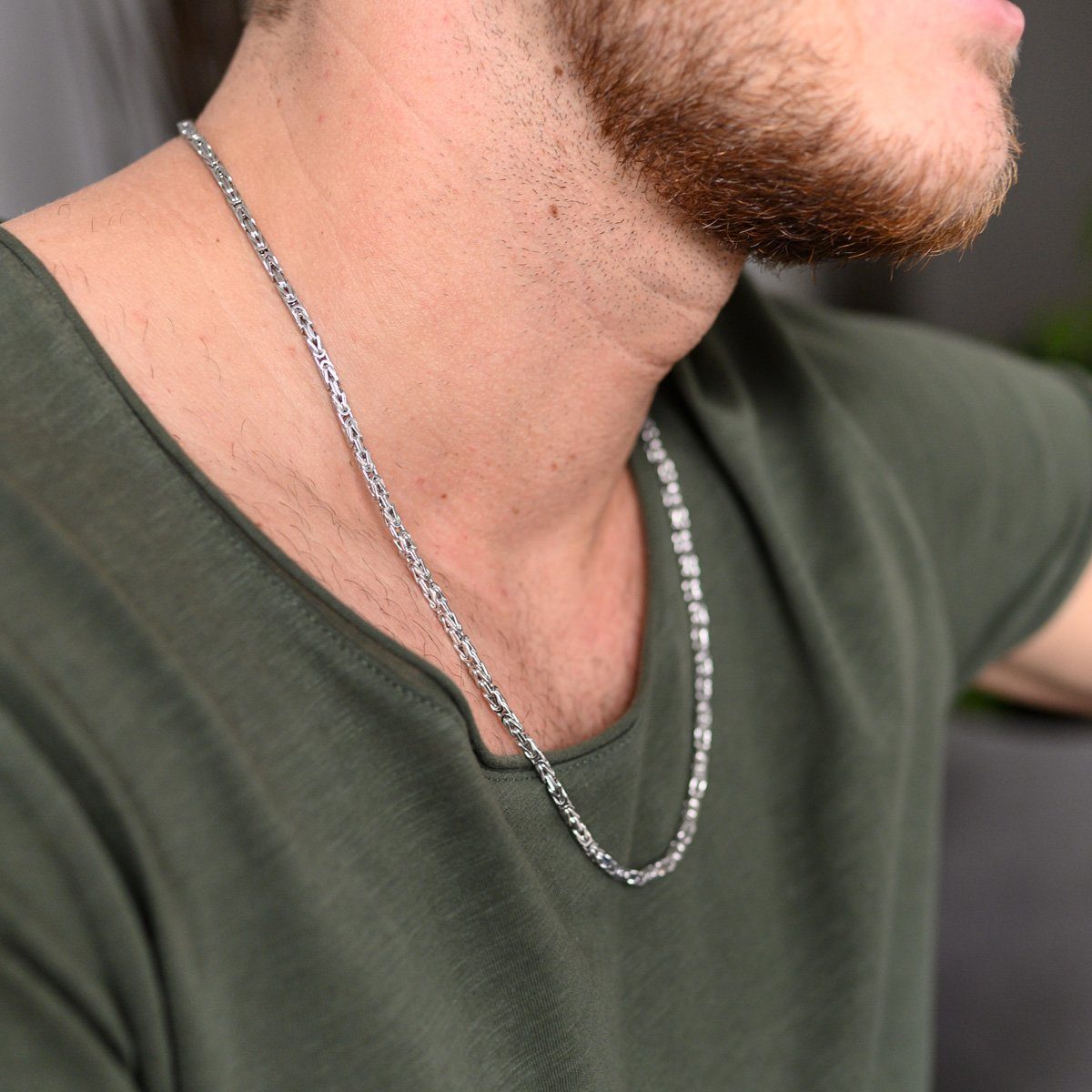 Materia Königskette Herren massiv 3mm K56, aus 925 Sterling Silber günstig online kaufen