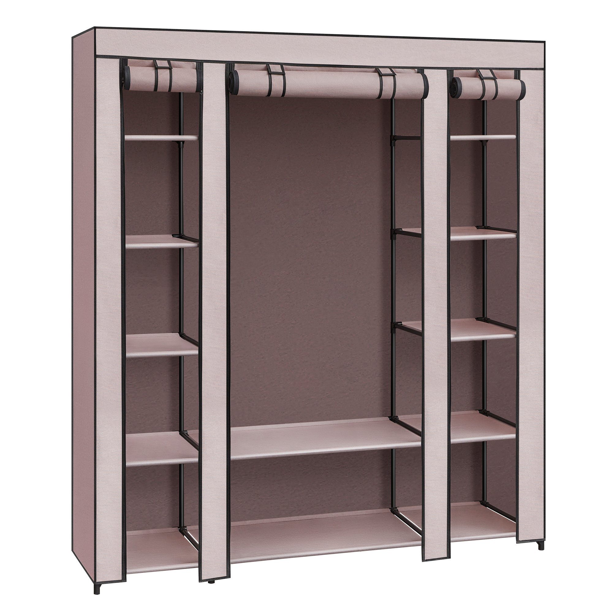 SONGMICS Kleiderschrank Stoffschrank mit Überzug aus Vliesstoff, Kleidersta günstig online kaufen