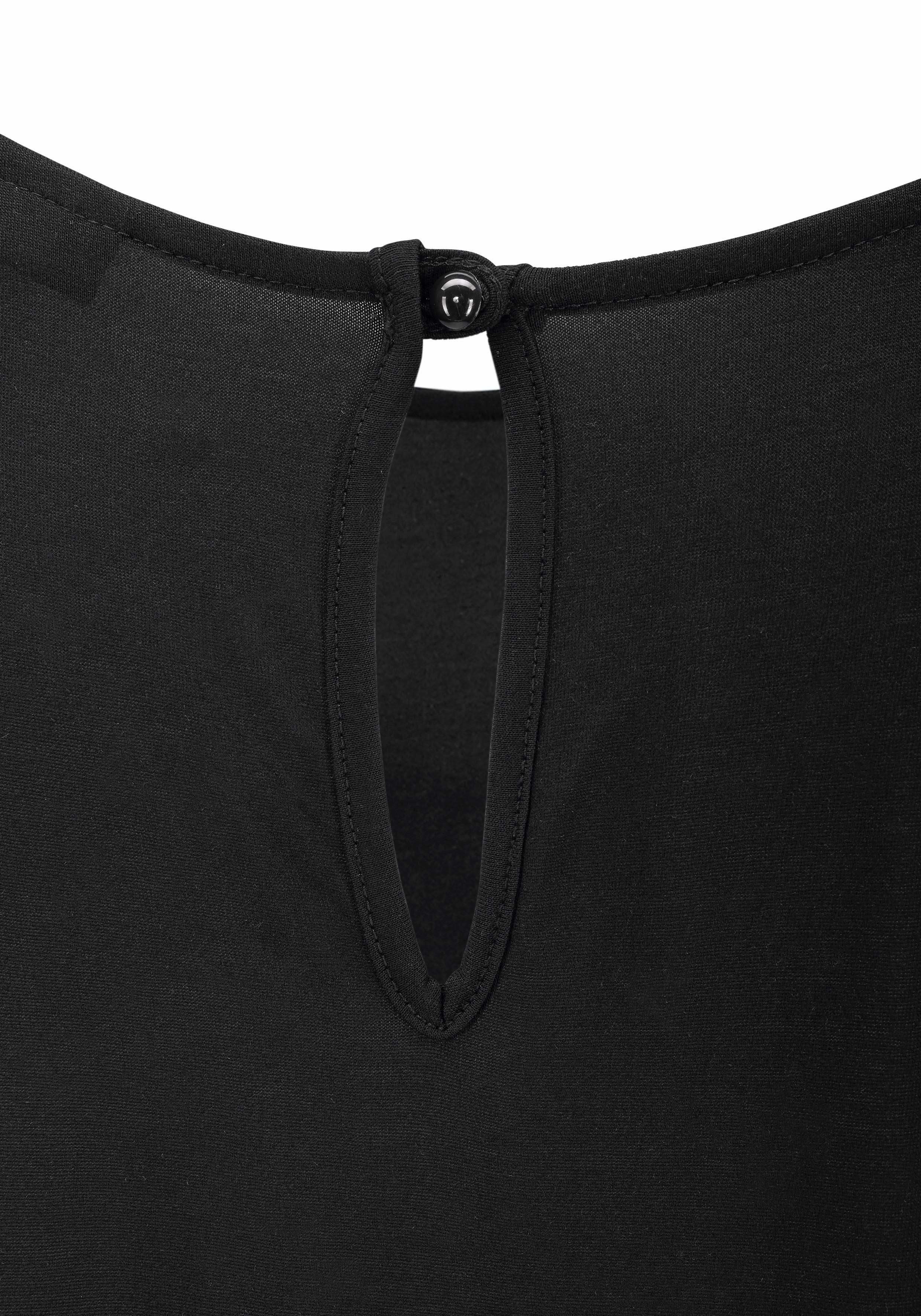 LASCANA Overall mit weitem Bein und Taschen, lockerer Jumpsuit, sommerlich