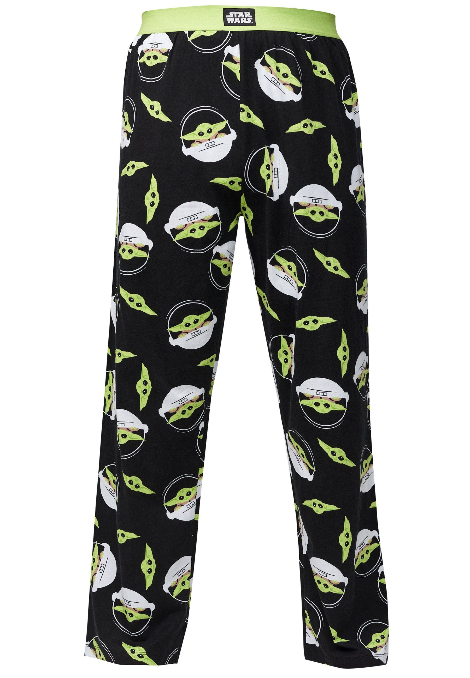 zertifizierte Bio-Baumwolle GOTS Yoda Recovered Baby Pyjamahose Starwars