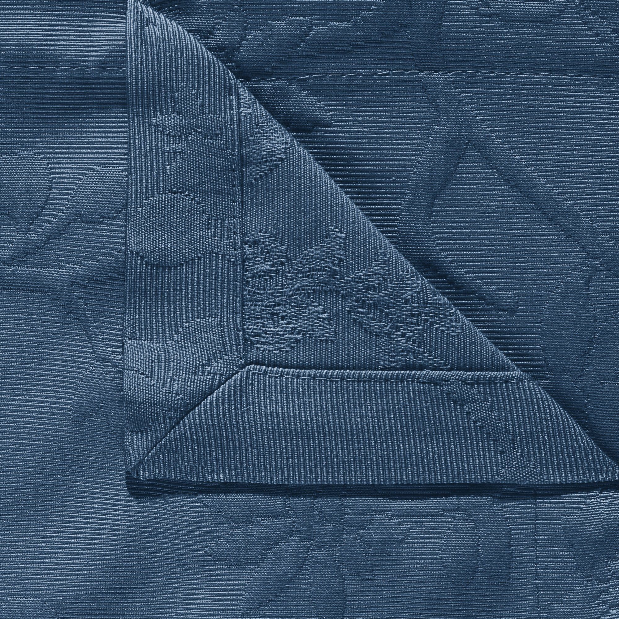 Platzset, Tischset "Arnsberg" 2er-Pack, Erwin Müller, blau Uni (2-St), bügelleicht