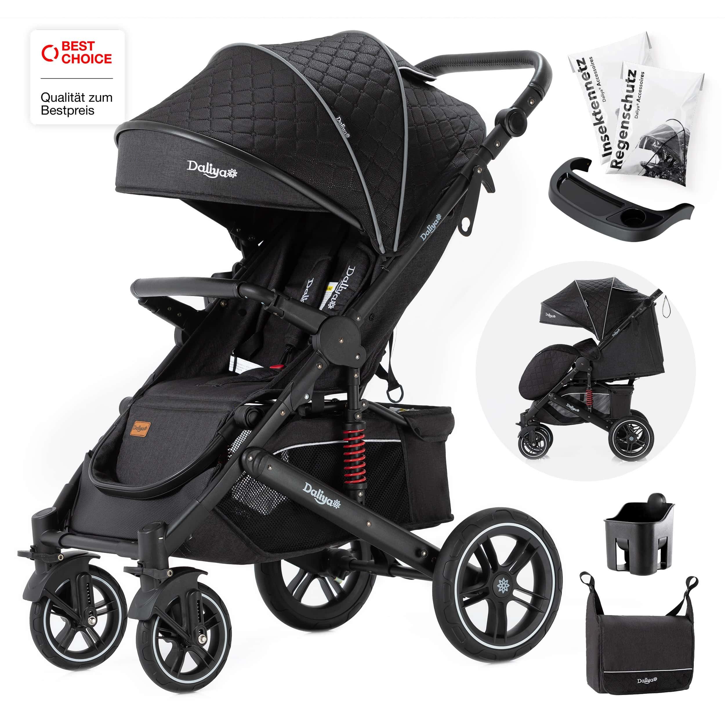Kinder-Buggy RAPIDY Buggy Kinderwagen, XXL Set, kompakt, Kinderbuggy, Sportwagen