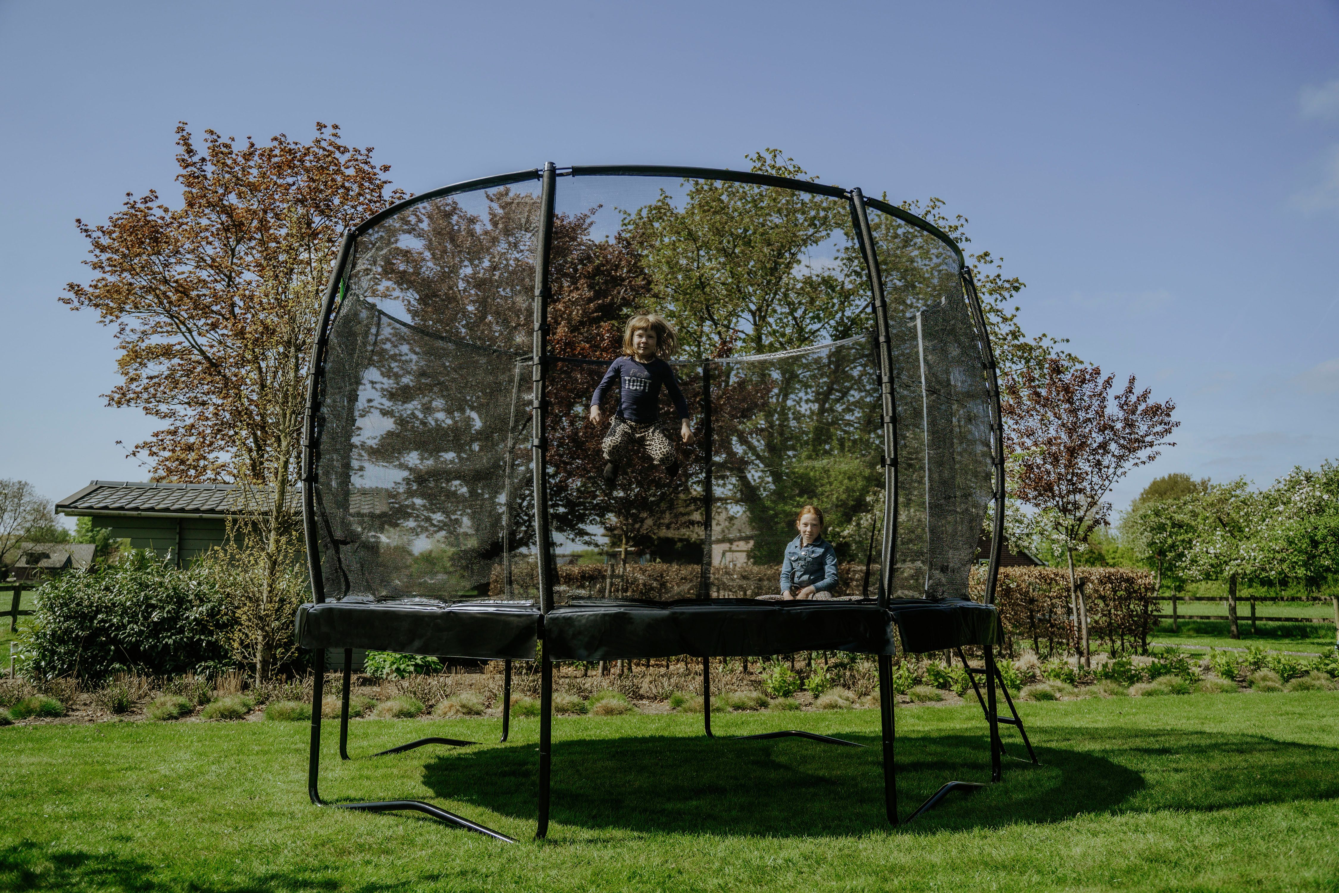 EXIT Gartentrampolin Allure Premium, Ø 366 cm, mit Sicherheitsnetz