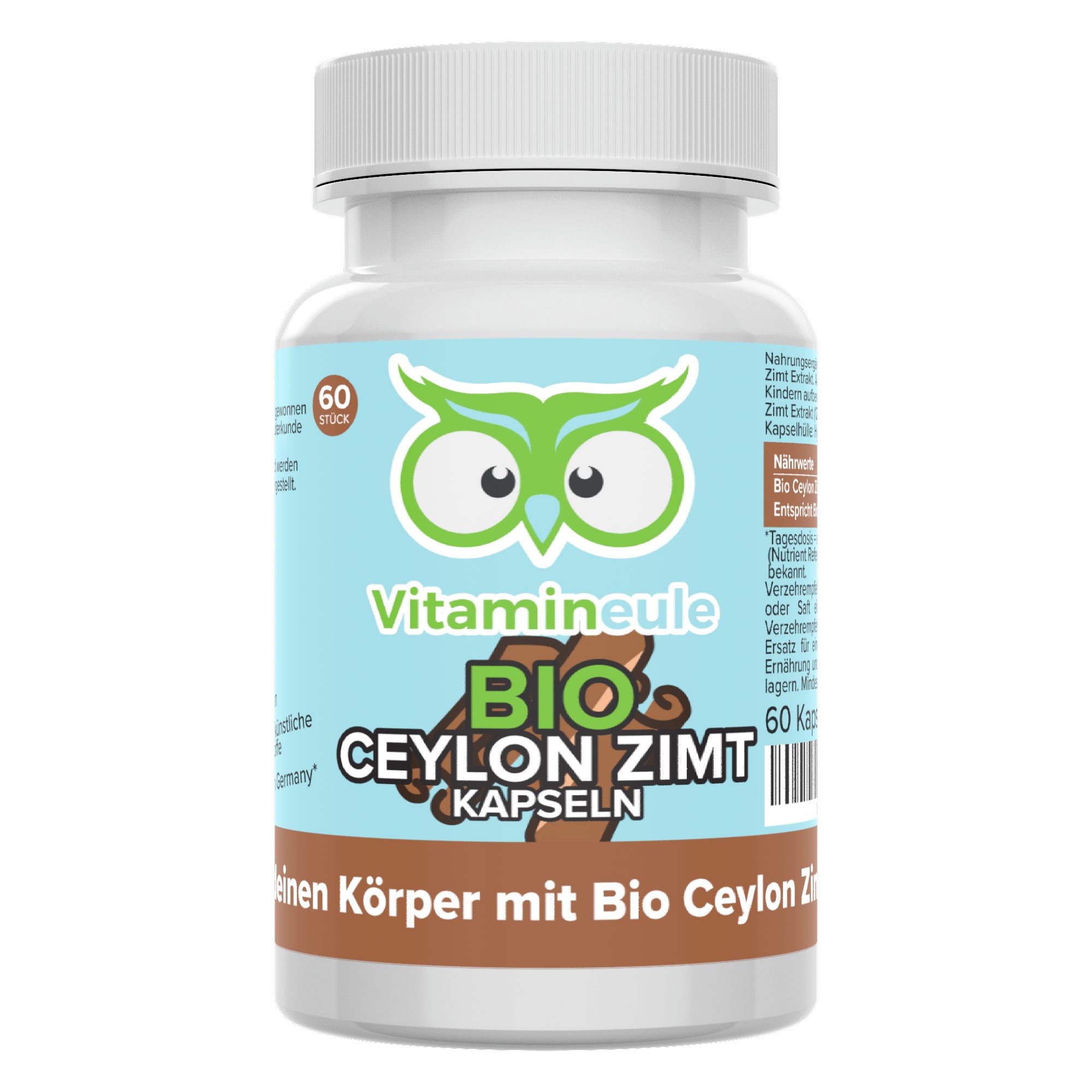 Vitamineule Bio Ceylon Zimt Kapseln Kapsel